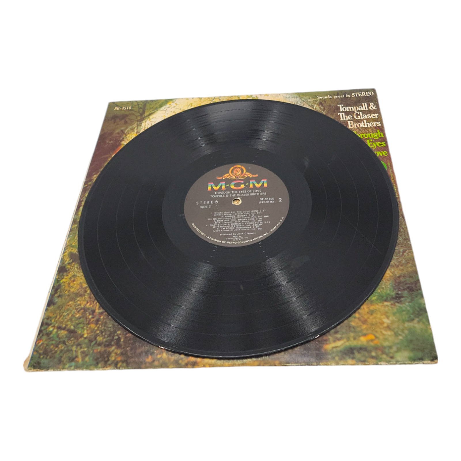 1968 Tompall & The Glaser Brothers Through the Eyes of Love Vinyl LP 1st Issue