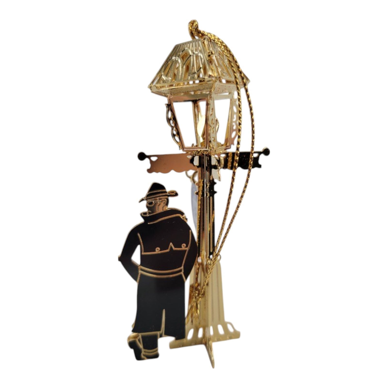 CIA Central Intelligence Agency Lamp Post Spy 3D Christmas Ornament w/ Box