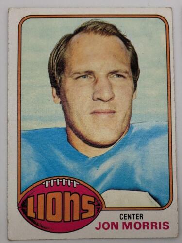 1976 Topps Chewing Gum Football Cards Detroit Lions