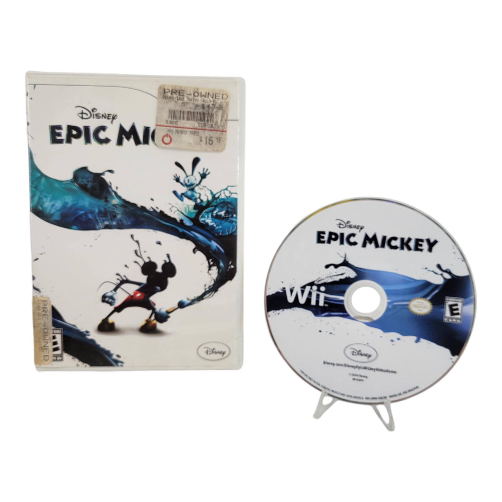 Disney Epic Mickey Nintendo Wii 2010 Game