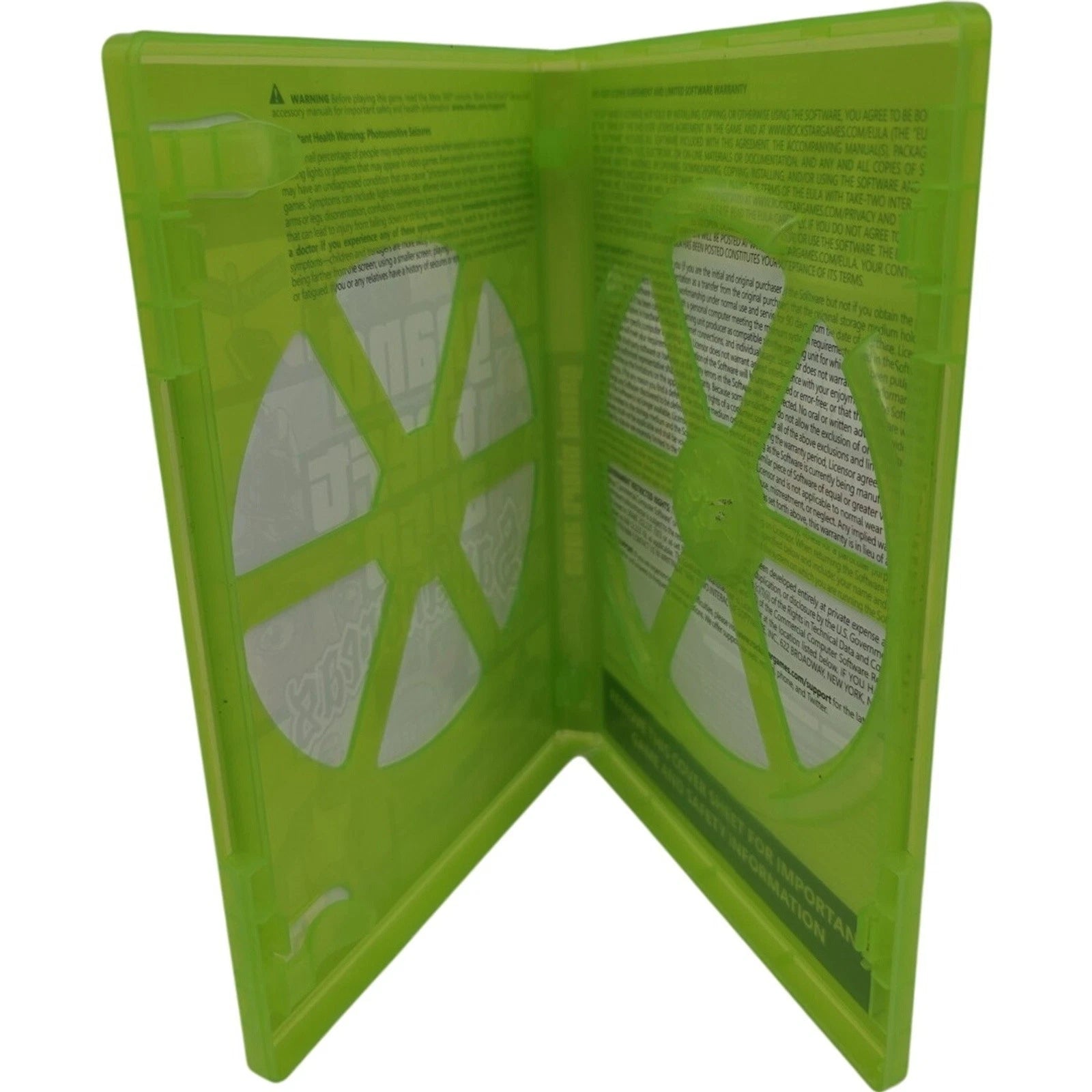 Grand Theft Auto San Andreas Platinum Hits Xbox 360 Case & Map Only