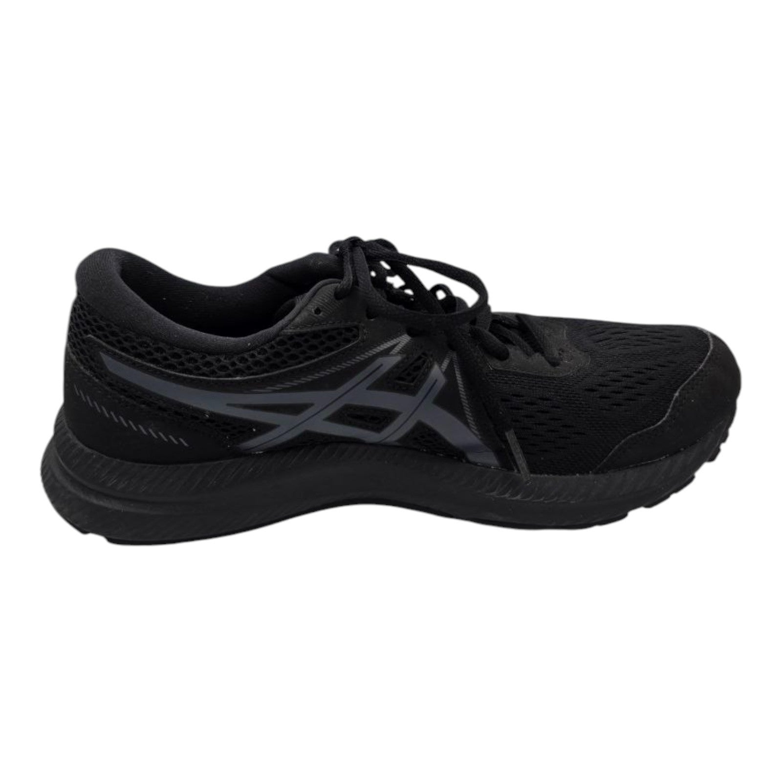 ASICS Gel-Contend 7 Running Shoes Black AmpliFoam Men’s Size 8 1011B040