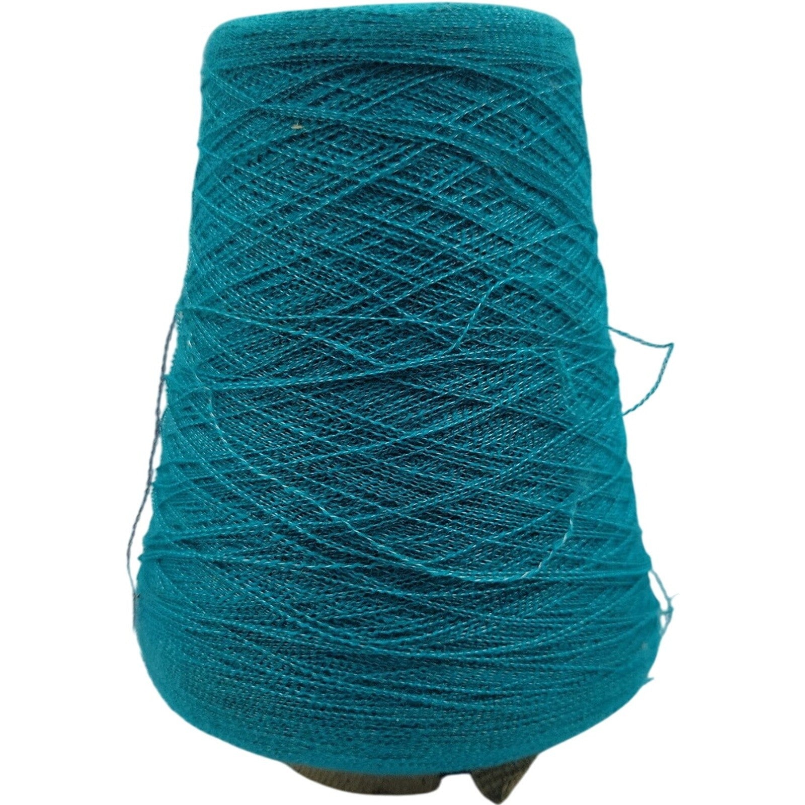 Vintage Pisgah Yarn 2/28 Krinkle Jade Green Cone Yarn Lot 5082 13400