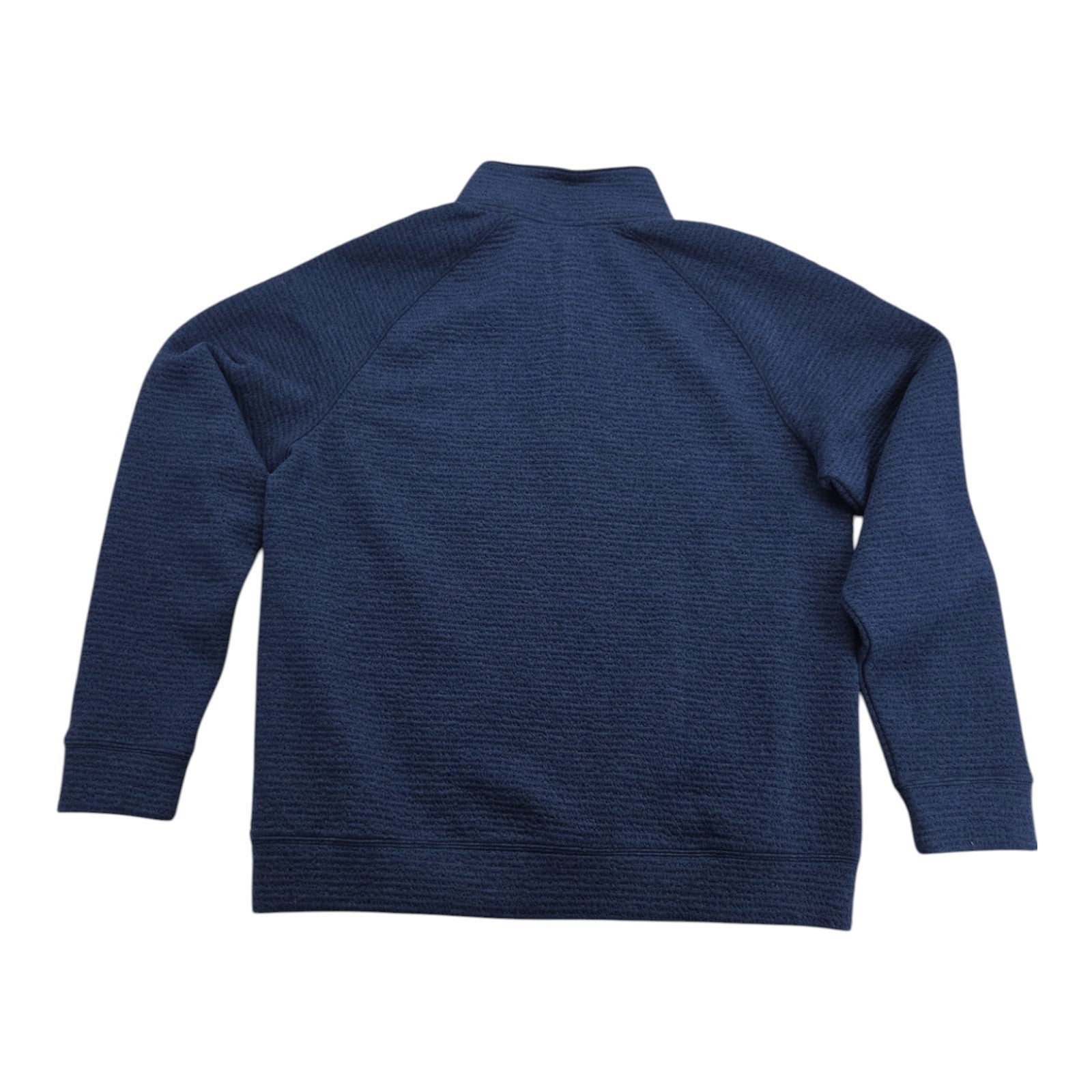 VRST Pull-Over Blue Textured Knit Quarter Zip Sweater Men’s Size Large NWT