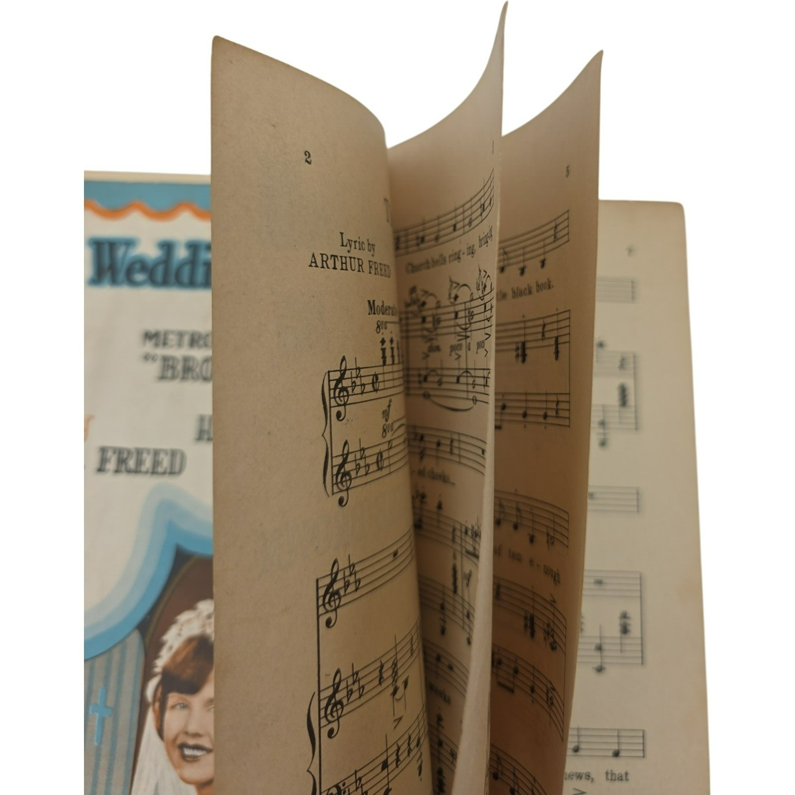 1929 Sheet Music The Wedding Of The Painted Doll by Nacio Herb Brown Beaumont