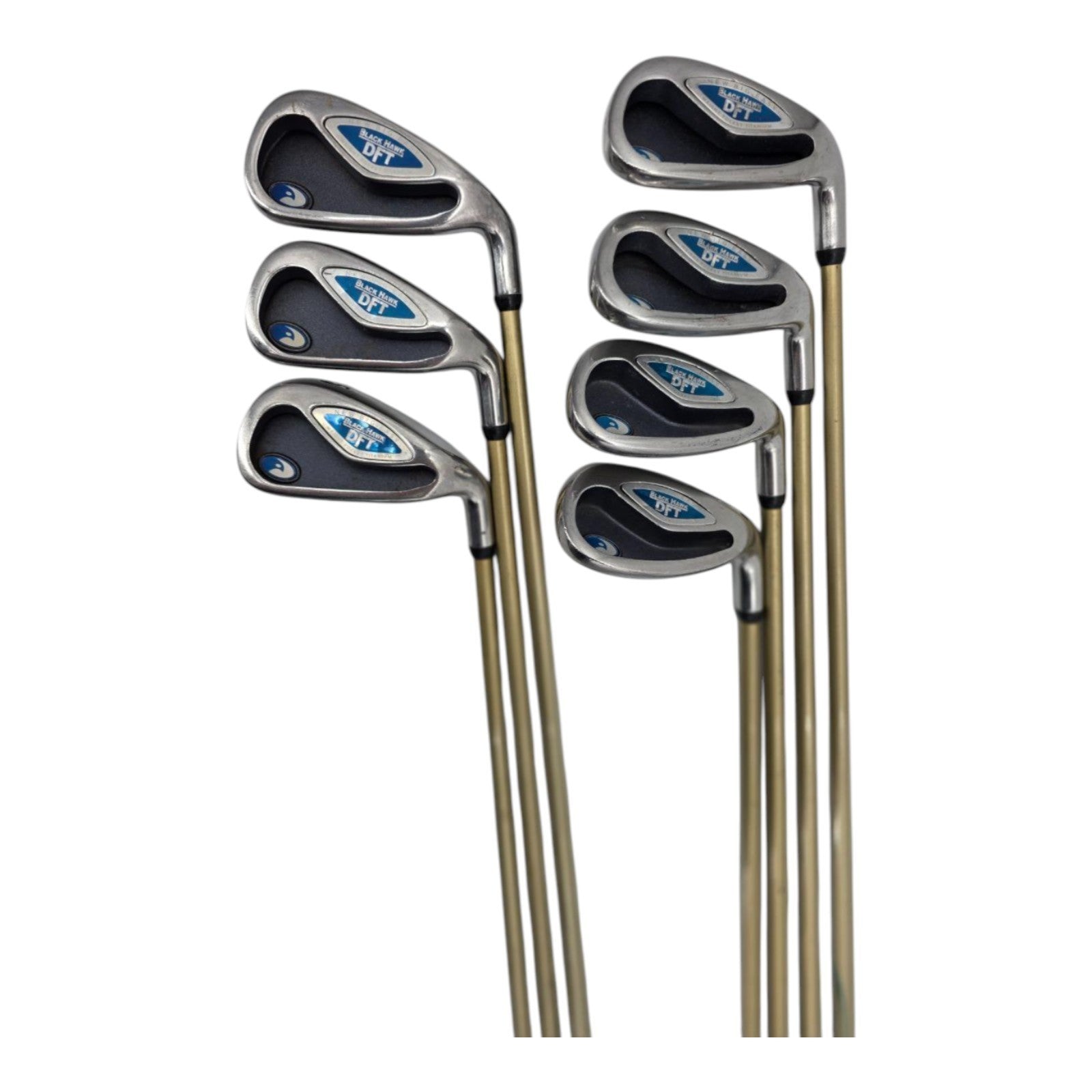 Black Hawk DFT New Big Easy Ladies RH Irons 3-4-5-7-9-PW-SW Graphite Shafts