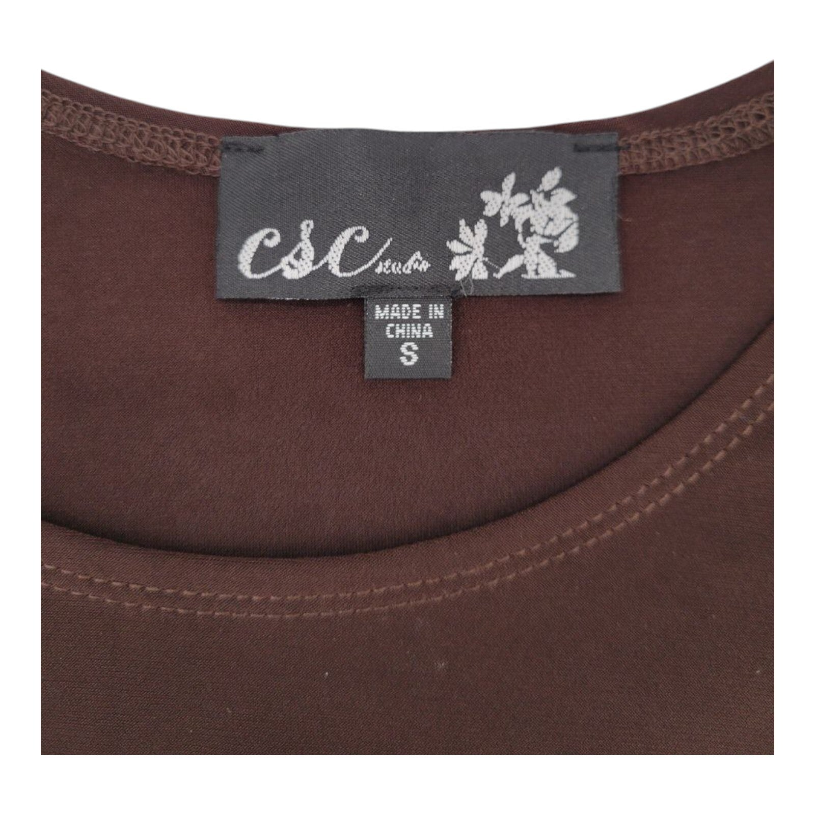 CSC Studio Brown Tank Top and Leggings Set Womens Size Small