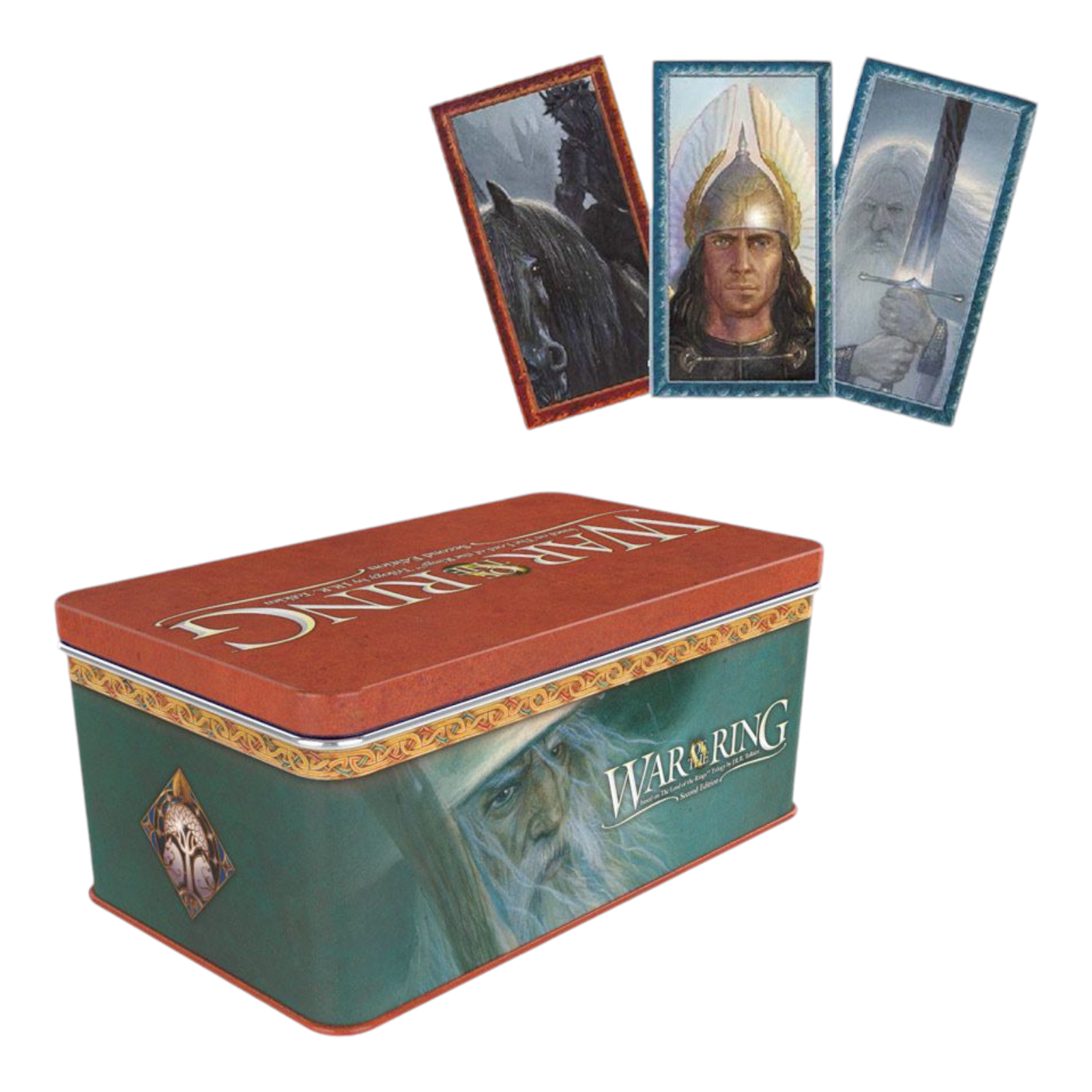 War of the Ring Gandalf Card Box with Custom Sleeves for Second Edition Cards