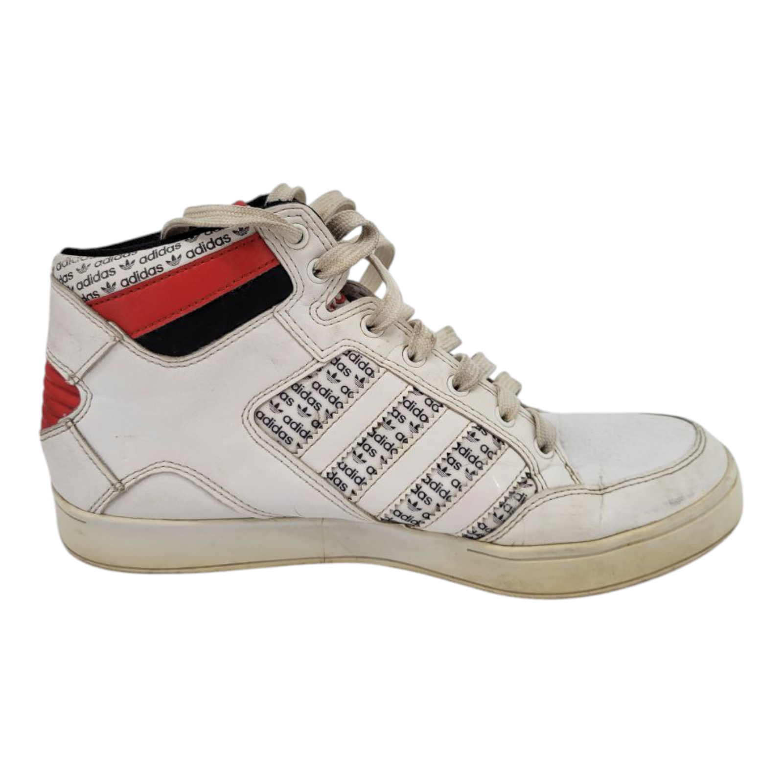 Adidas Hard Court High Transmission Pack White Basketball Shoes Mens Size 7