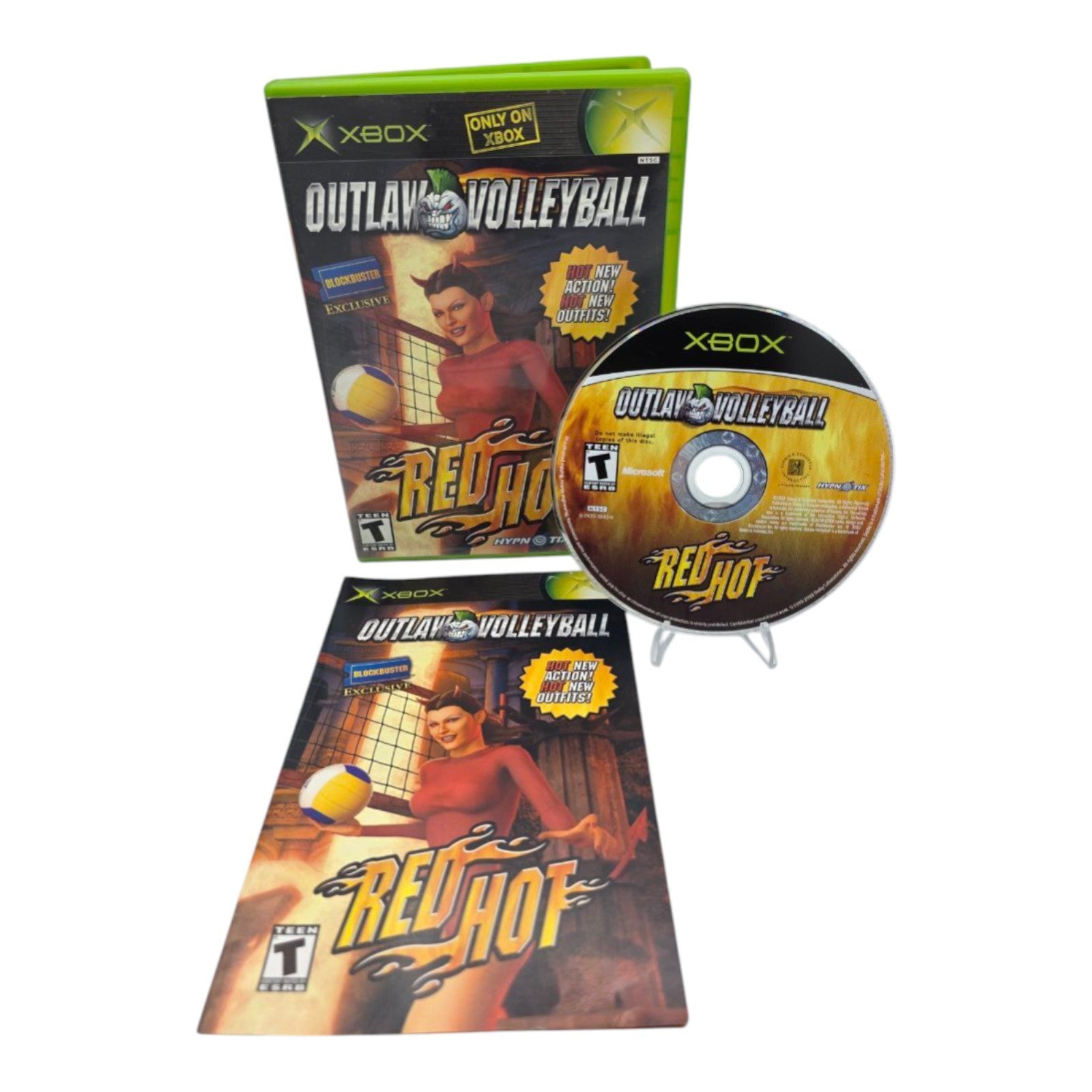 Xbox Outlaw Volleyball Red Hot Complete with Manual Tested 2003