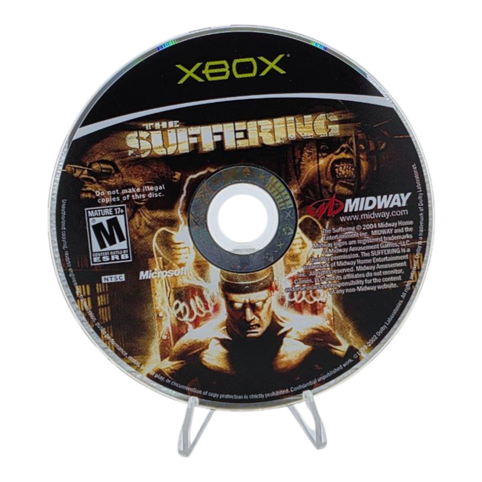 Xbox The Suffering Video Game Complete Tested 2004