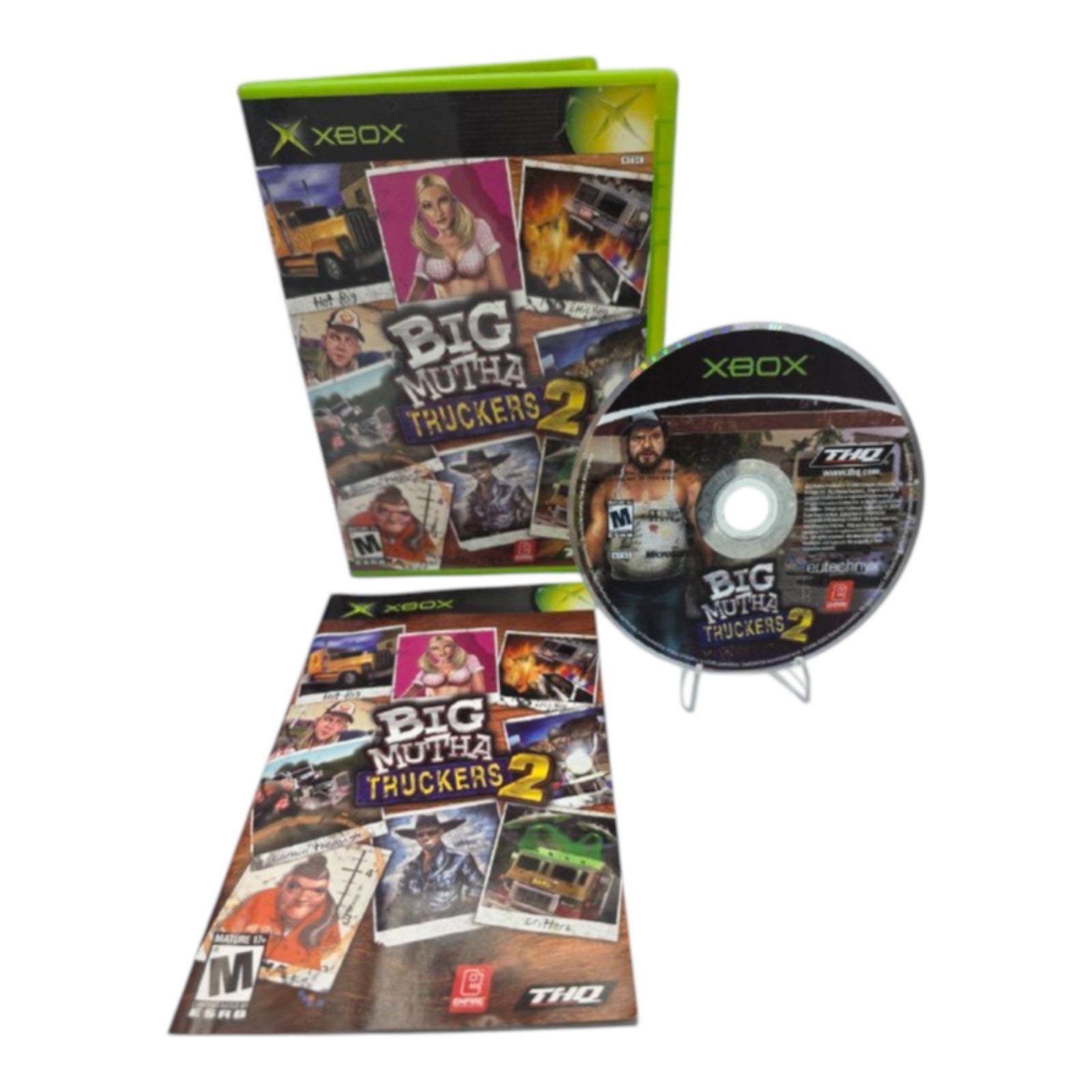 Big Mutha Truckers 2 Xbox Complete CIB Manual & Disc Included