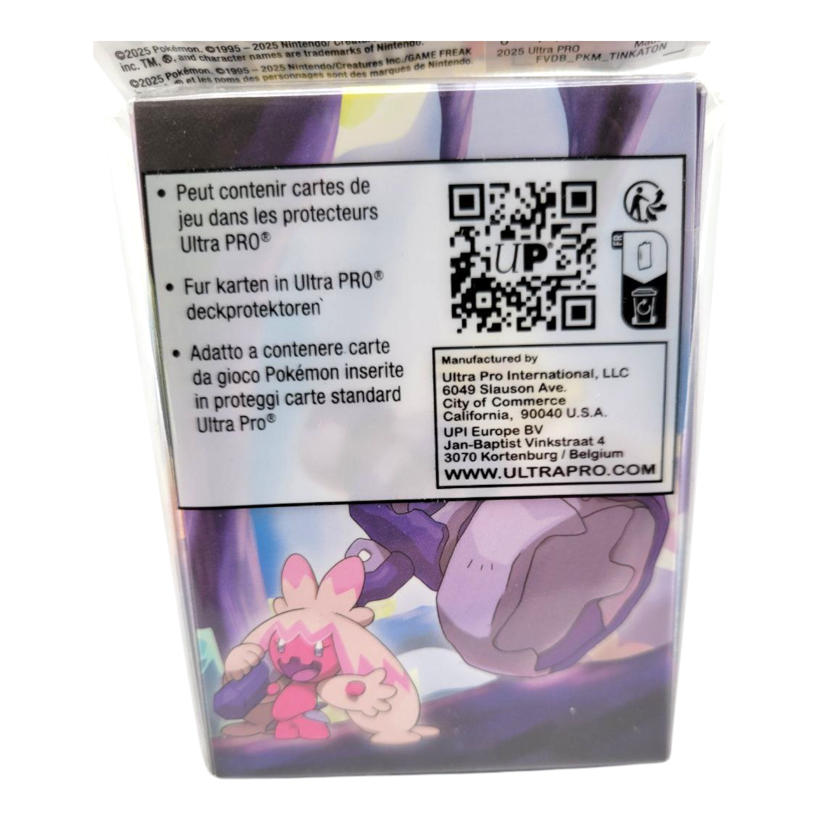 Ultra PRO Pokémon Trading Card Game Full View Deck Box Tinkaton