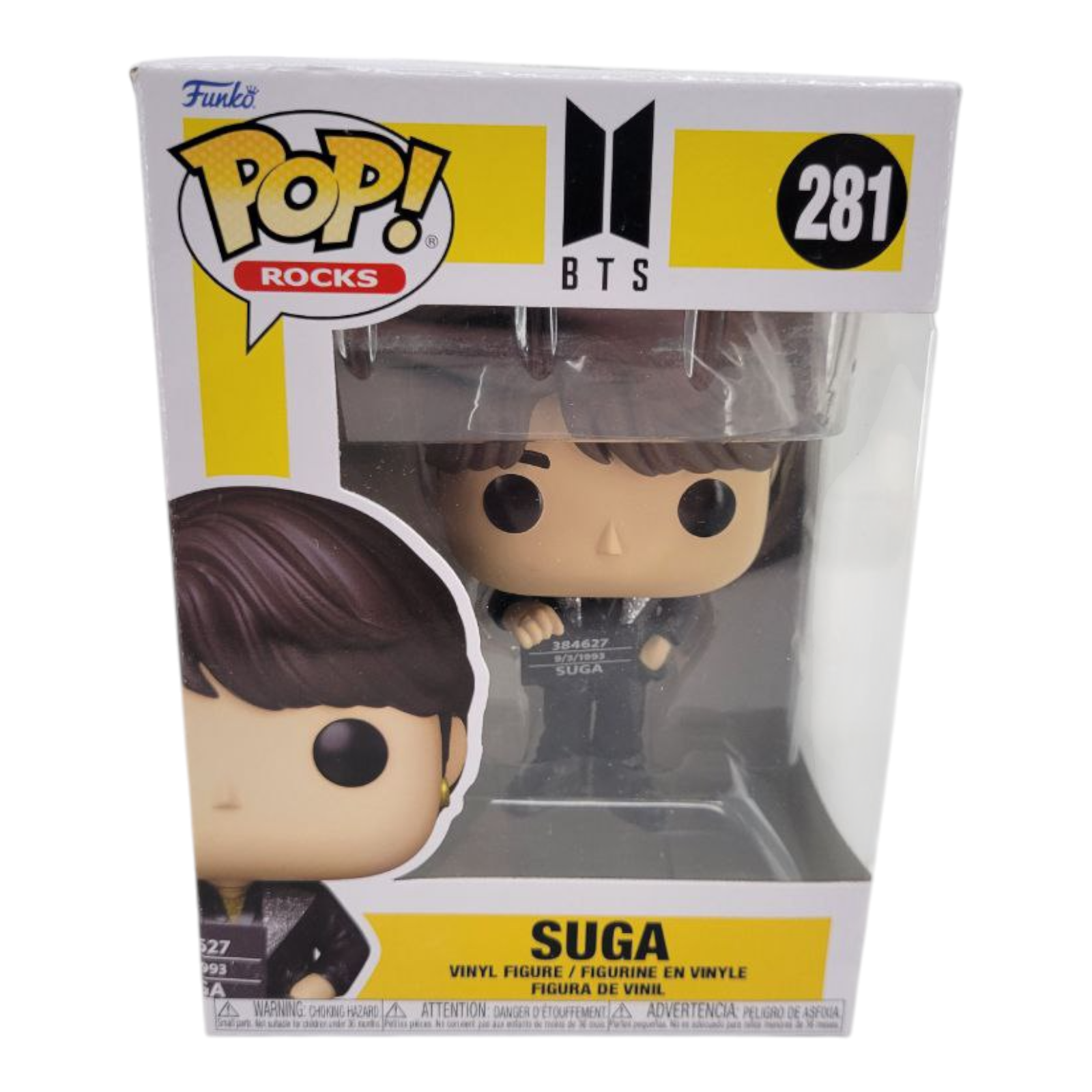 Funko Pop Rocks BTS Suga 281 Vinyl Figure Butter Collection