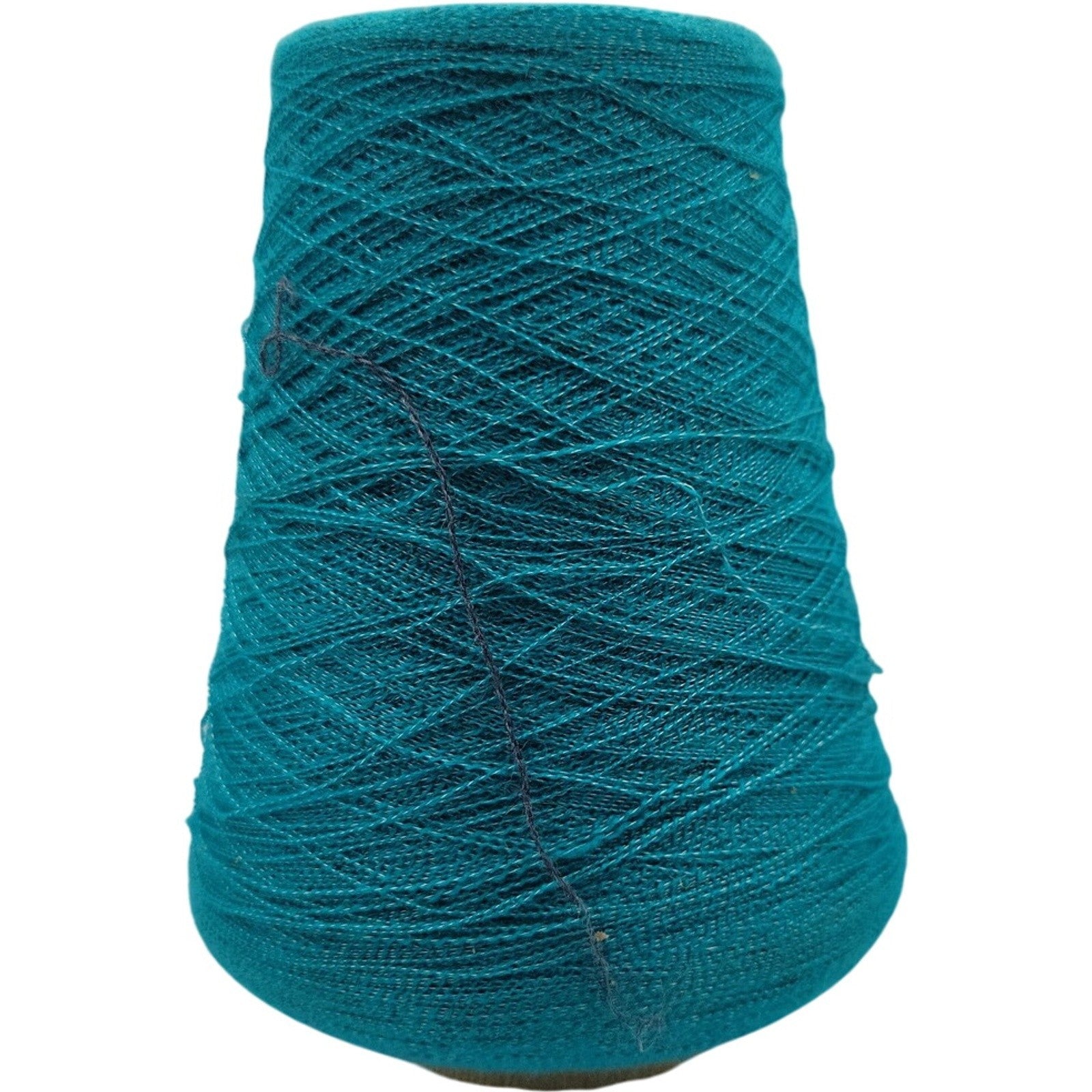 Vintage Pisgah Yarn 2/28 Krinkle Jade Green Cone Yarn Lot 5082 13400