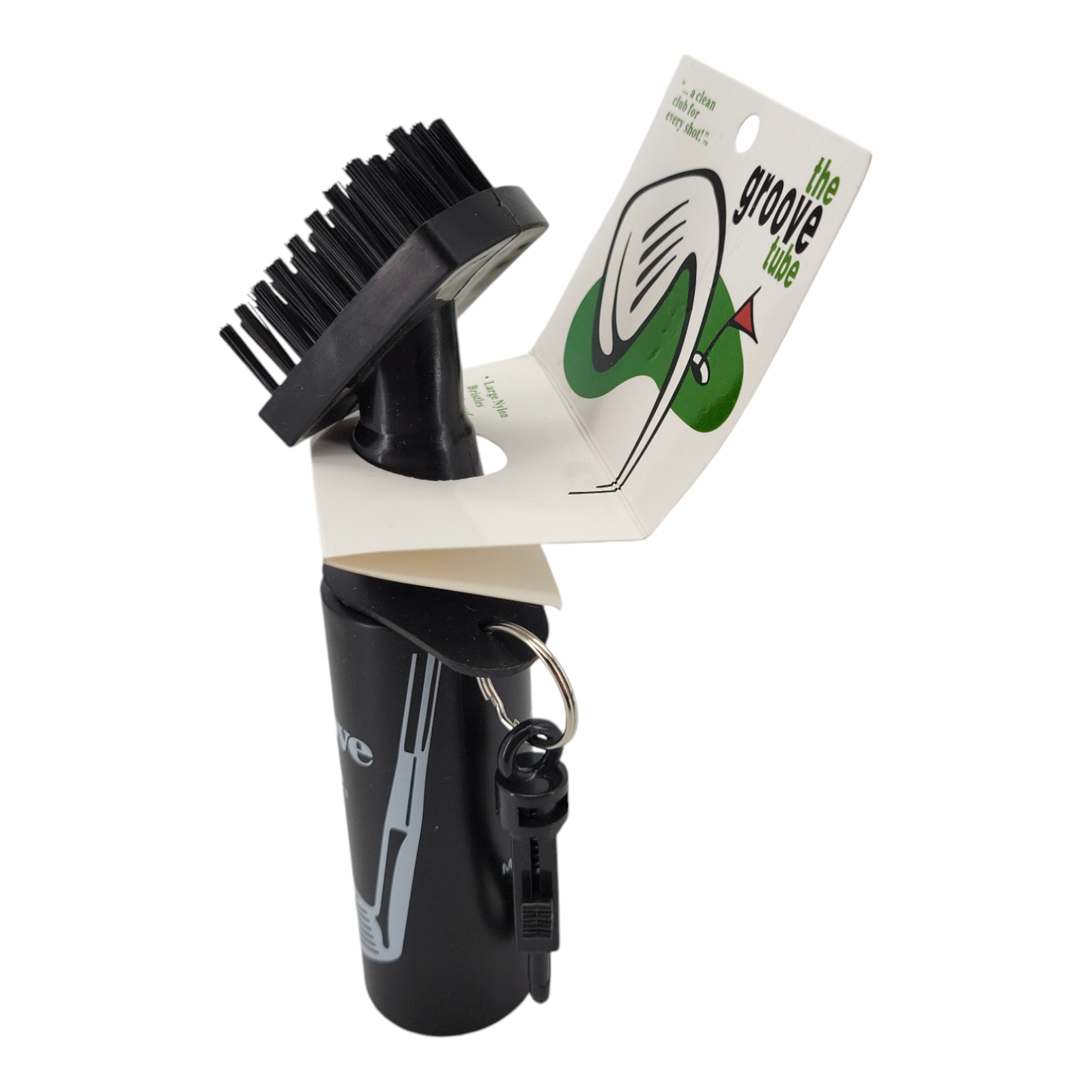 The Groove Tube Squeeze Bottle with Screw-On Brush Attachment for Easy Cleaning