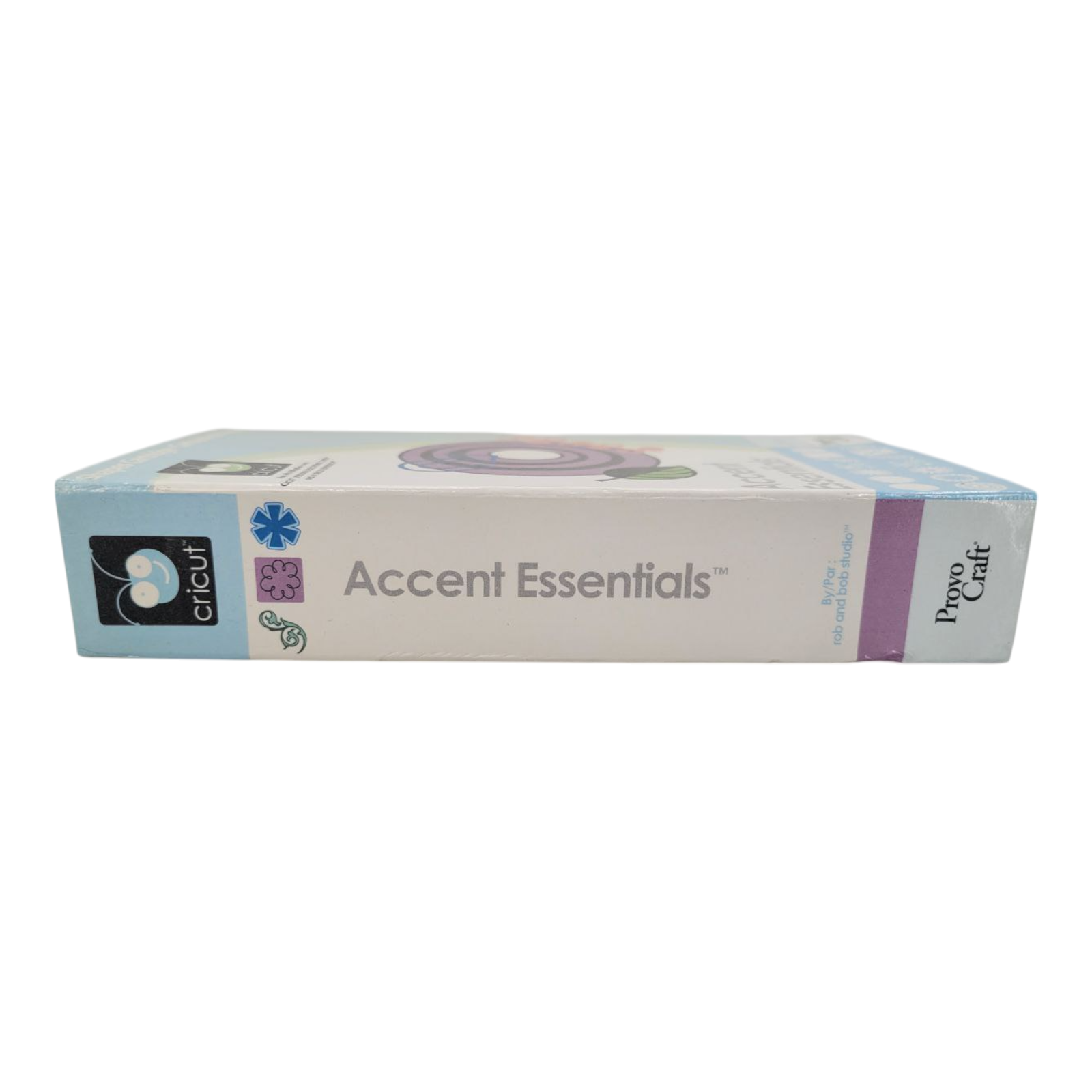 Circut Shape Cartridges Accent Essentials 290391 with Overlay and Handbook