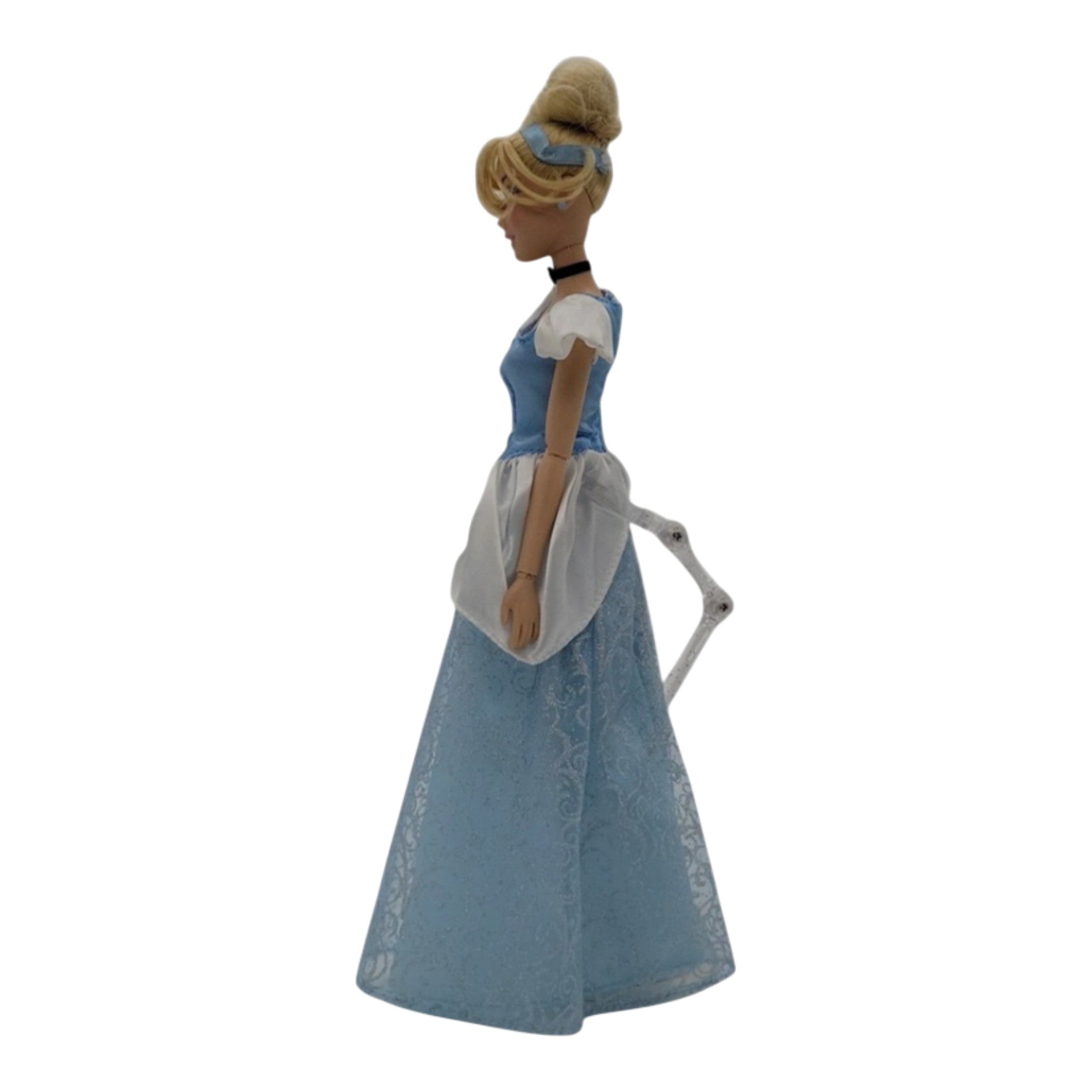 Disney Cinderella Princess Fashion Doll Blue Dress Blonde Hair with headband