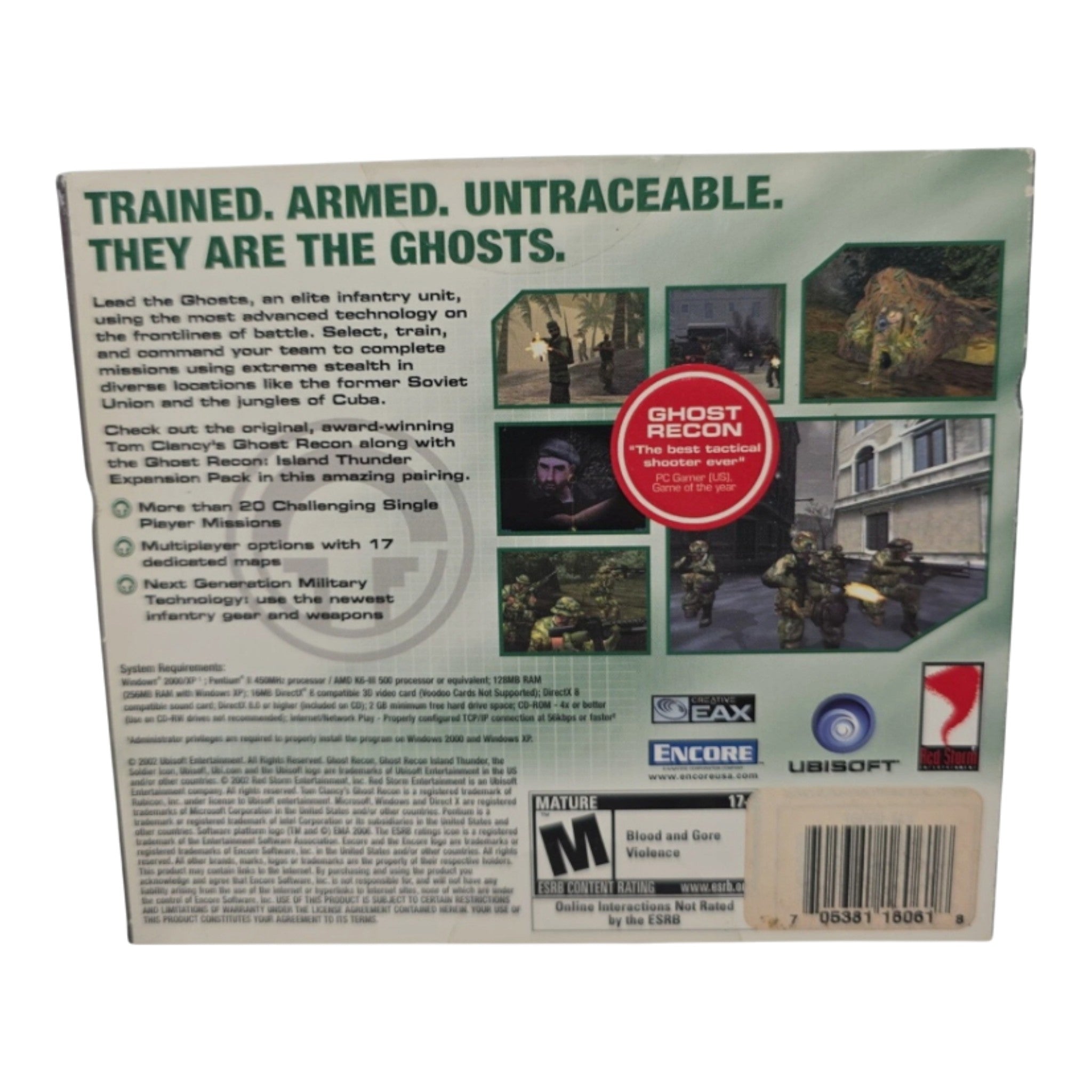 Tom Clancy’s Ghost Recon & Ghost Recon: Island Thunder PC Ubisoft Game Set