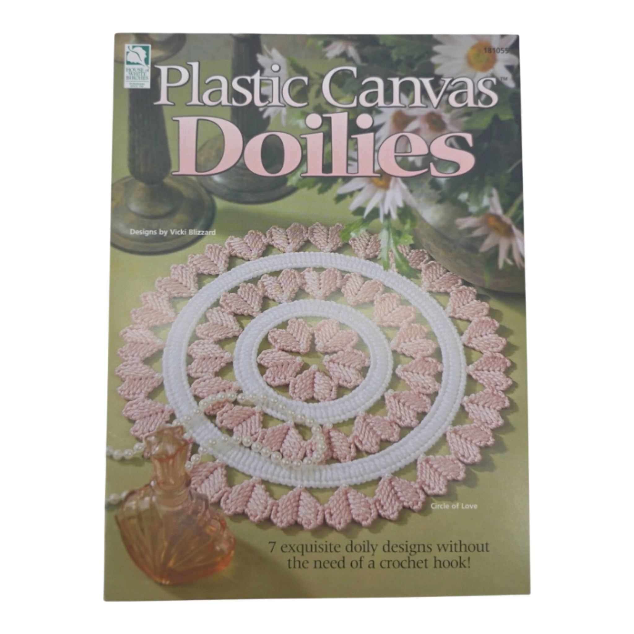 Plastic Canvas Pattern Doilies & Quilt Block Coasters by House of White Birches