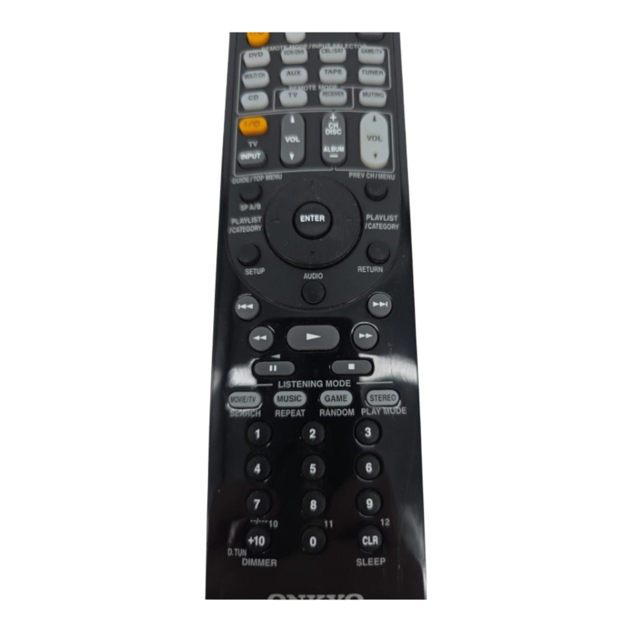 Onkyo RC-710M Audio Video Receiver Remote Control Black Genuine Tested & Working