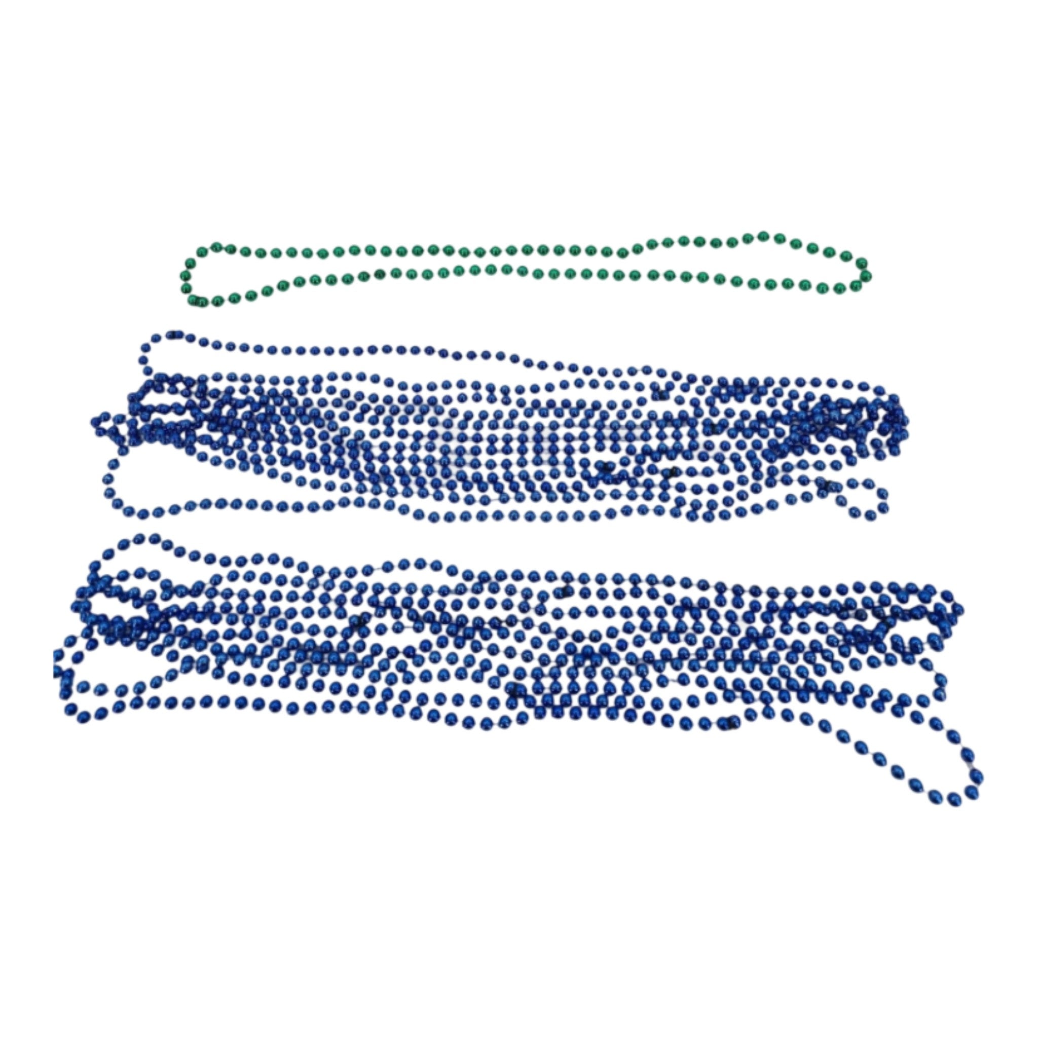 Martin Gras Beads 15" Blue And Green Lot of 12