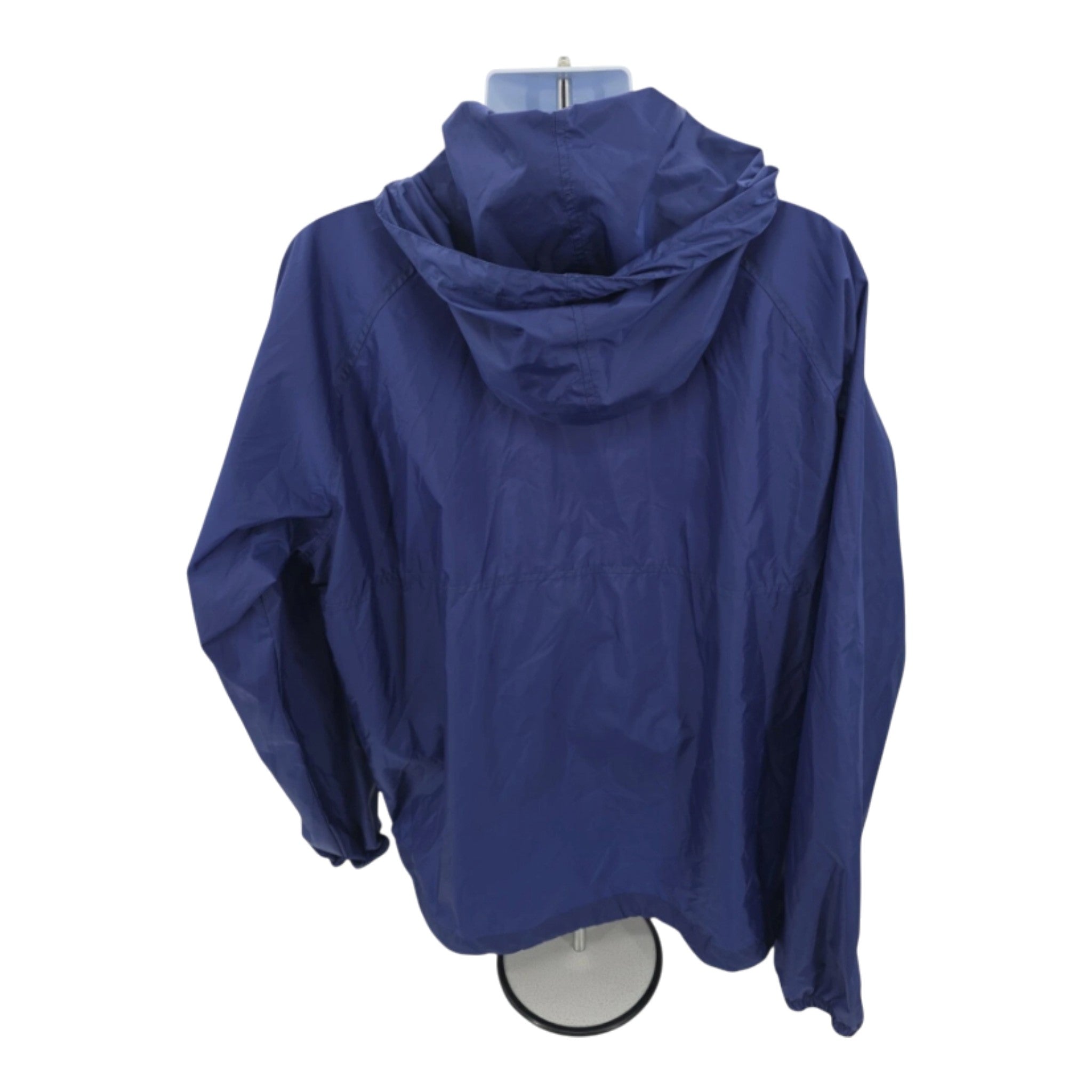 Sierra Designs Blue Nylon Hooded Zippered Golf Rain Jacket Size XXL