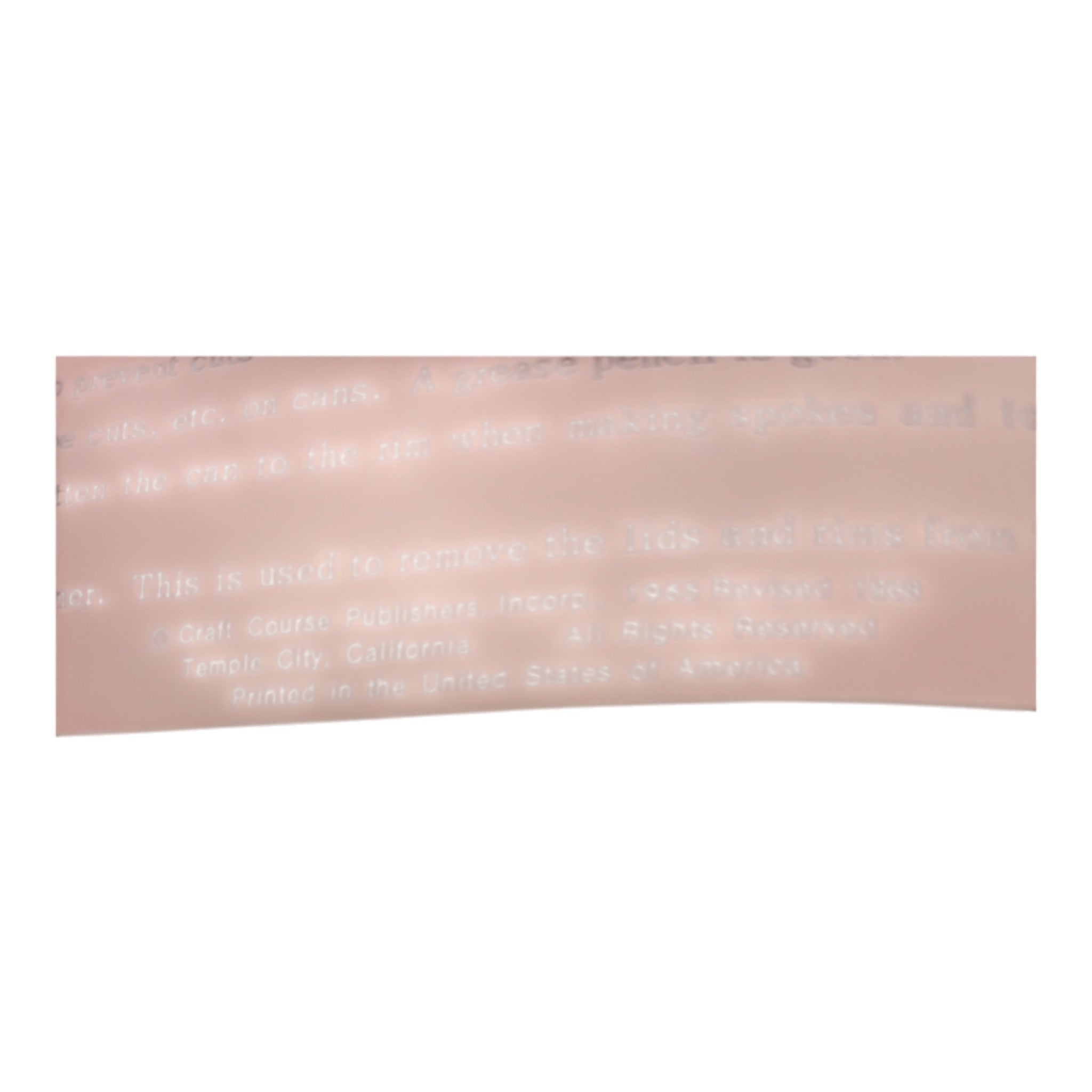 Magic With Tin Cans Vintage Christmas Small Rocking Chair instruction Craft Book