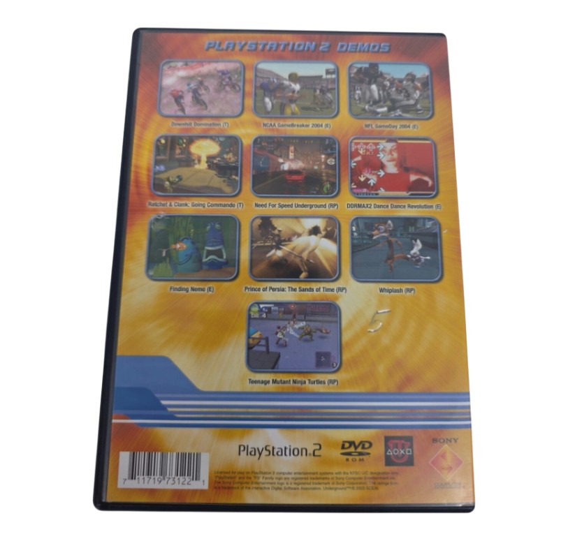 PlayStation 2 Jampack Winter 2003 Demo Disc Complete with Case and Manual