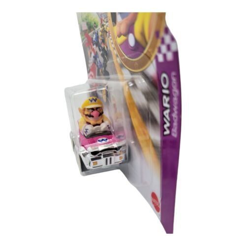 Hot Wheels Mario Kart Wario Badwagon Die Cast 1:64 Scale Mattel Super Mario GRN2