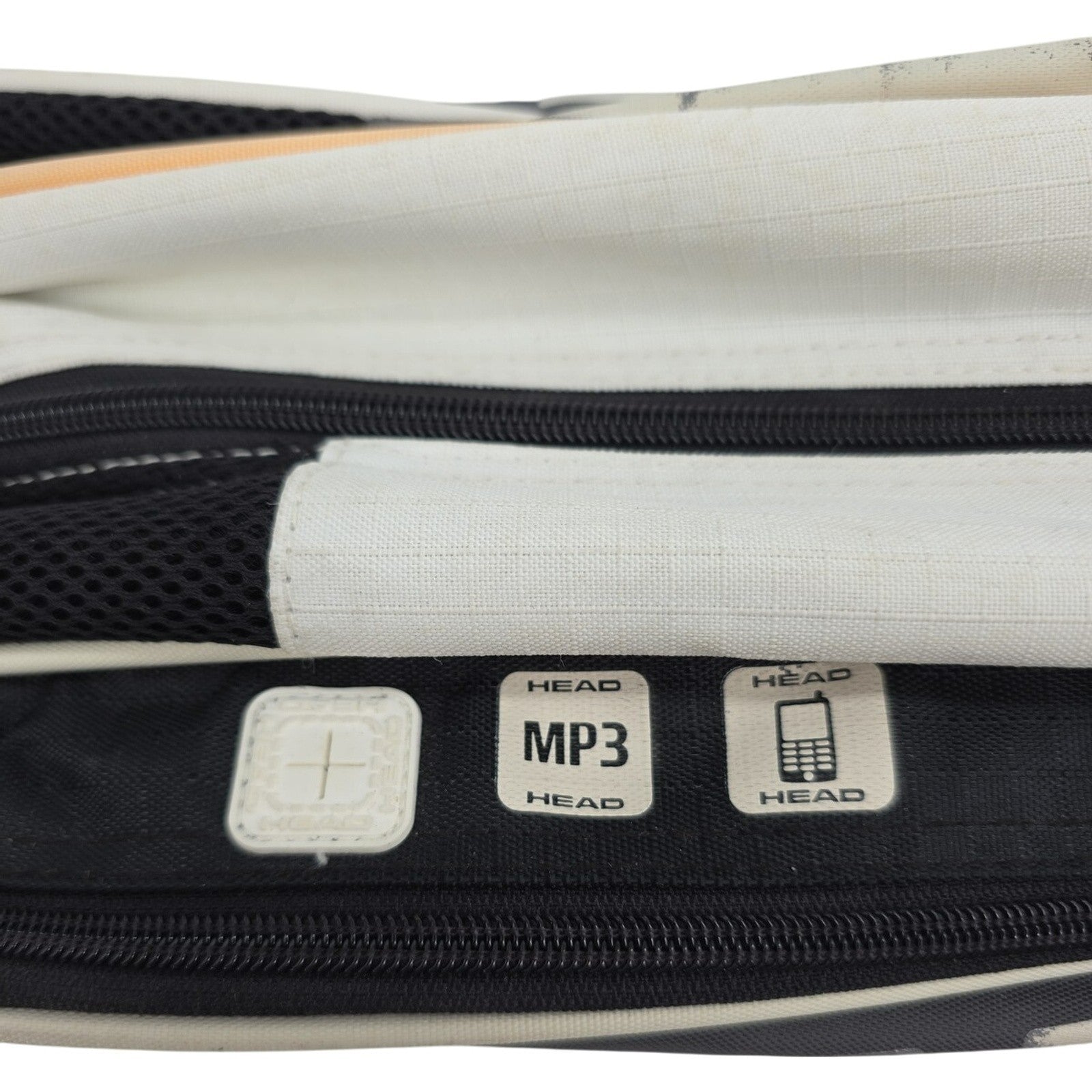 HEAD Tour Team Tennis Racquet Bag – Black/White – 3-6 Racquet Capacity 30"