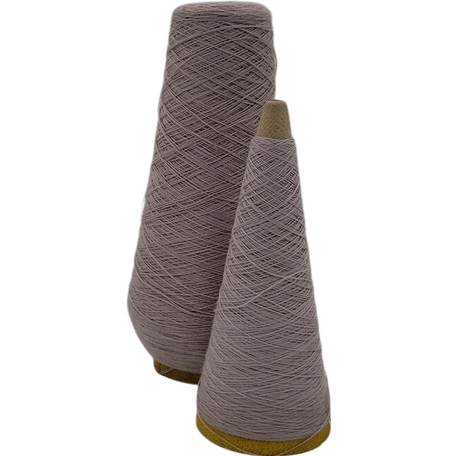 Vintage 1980s Pisgah Yarn 2/24 LT Gray 13613 Acrylic Yarn Cones Lot of 2