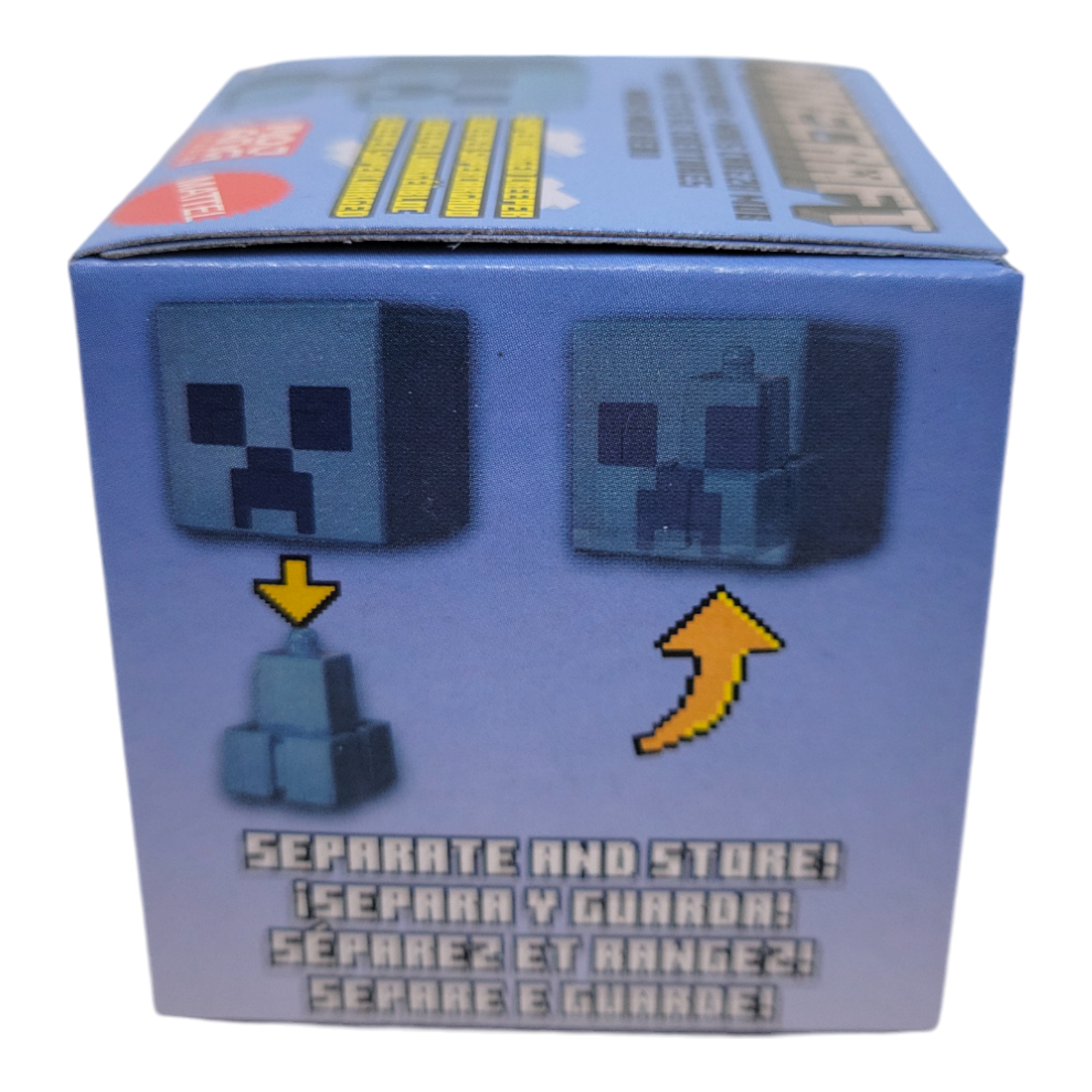 Mattel Minecraft Mob Head Mini Figure Supercharged Creeper 1 Inch