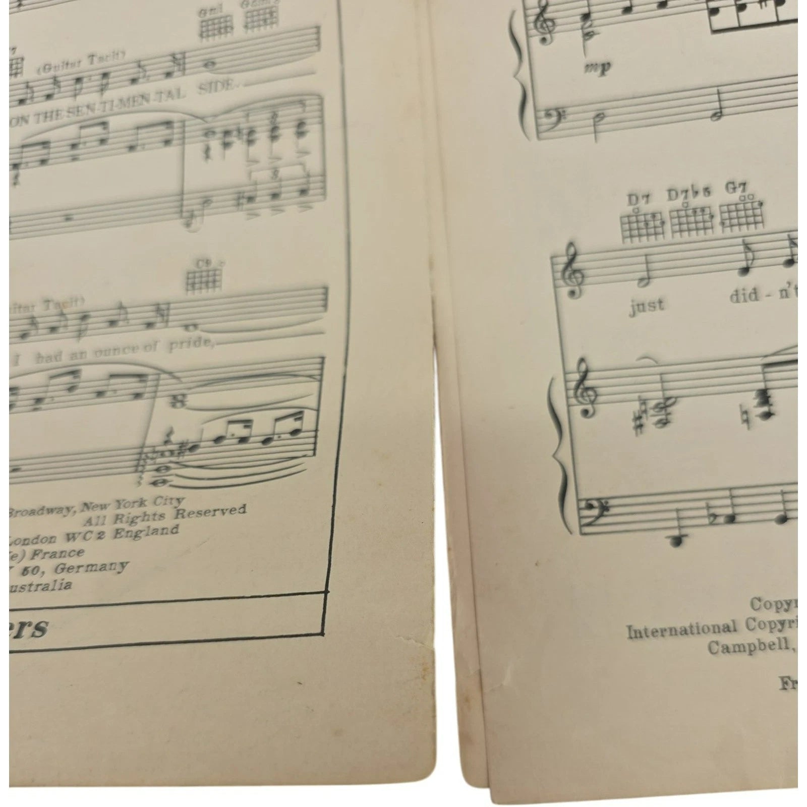 Vintage 1938 Sheet Music My Heart Is Taking Lessons Doctor Rhythm Bing Crosby
