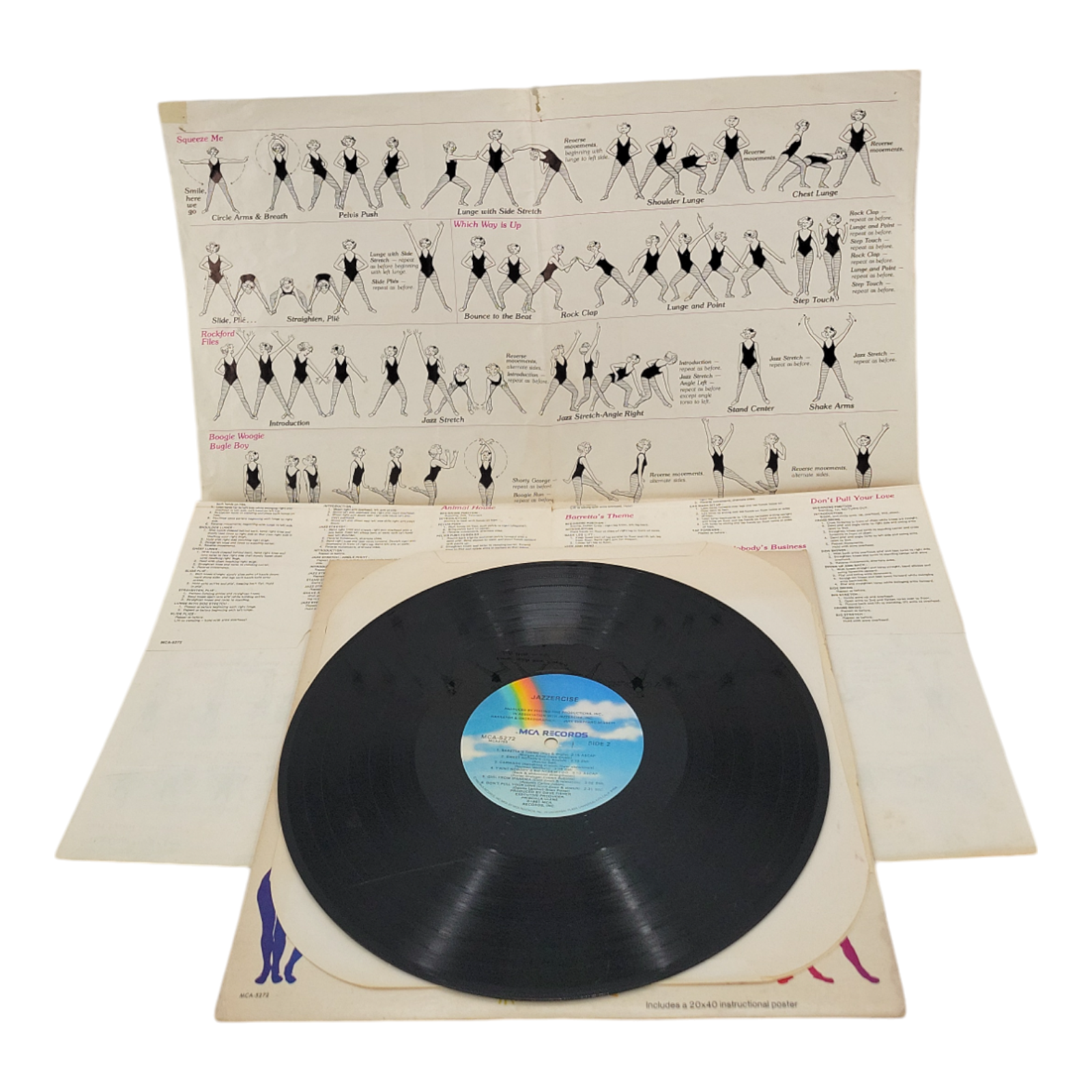 1981 Jazzercise by Judi Sheppard Missett Vinyl LP MCA Records Collectible