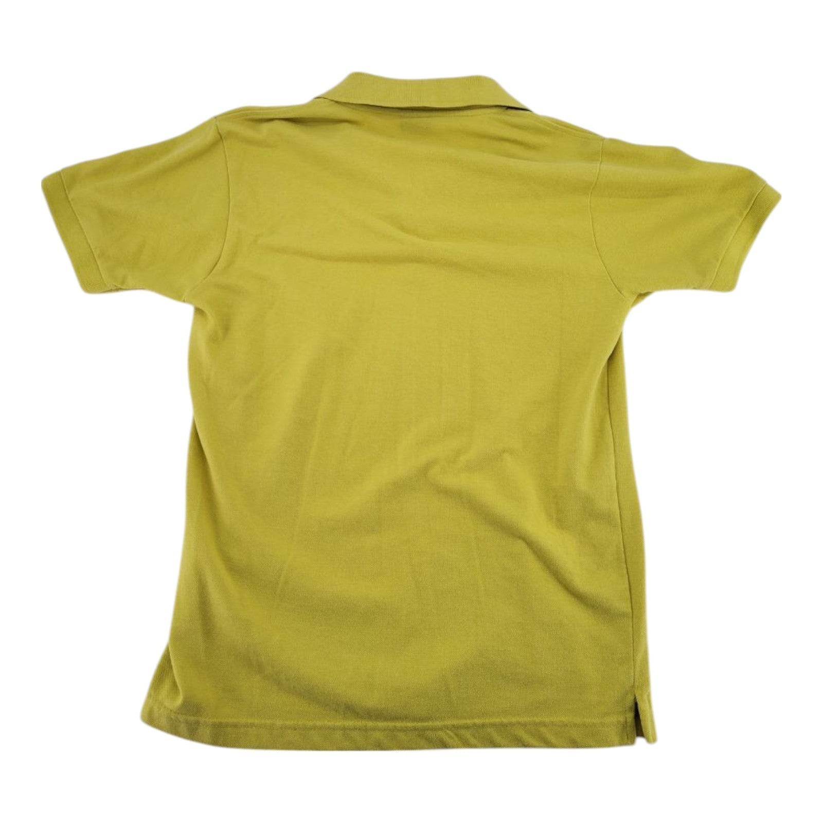 Le Tigre The Classic Mens Yellow Polo Shirt Cotton Short Sleeve Size M