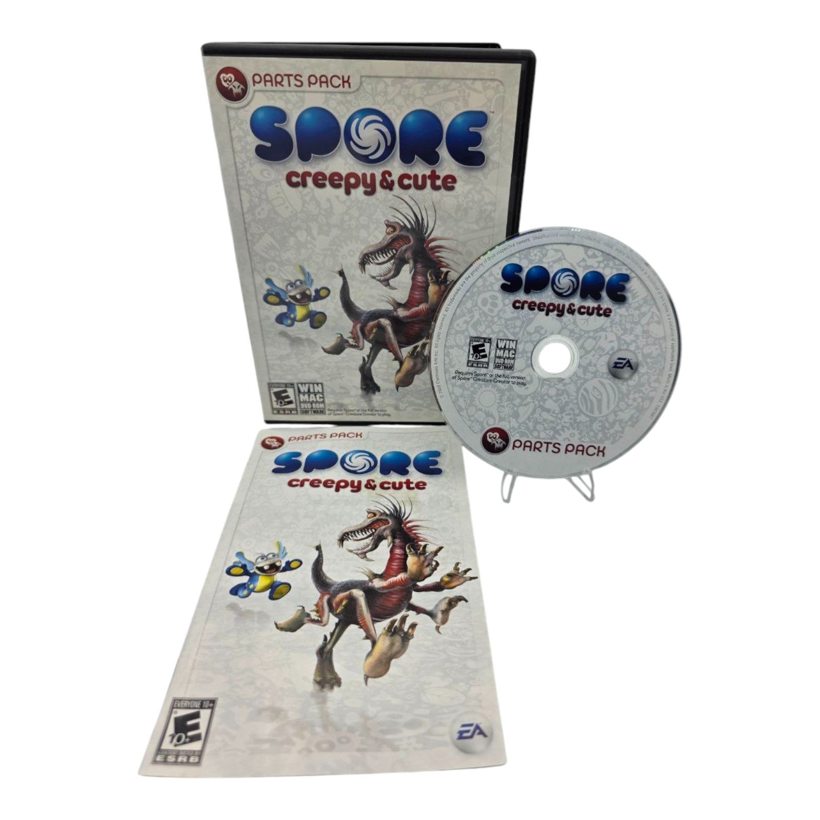 Spore Creepy & Cute Parts Pack PC Mac DVD-ROM EA 2008 Expansion CIB Complete
