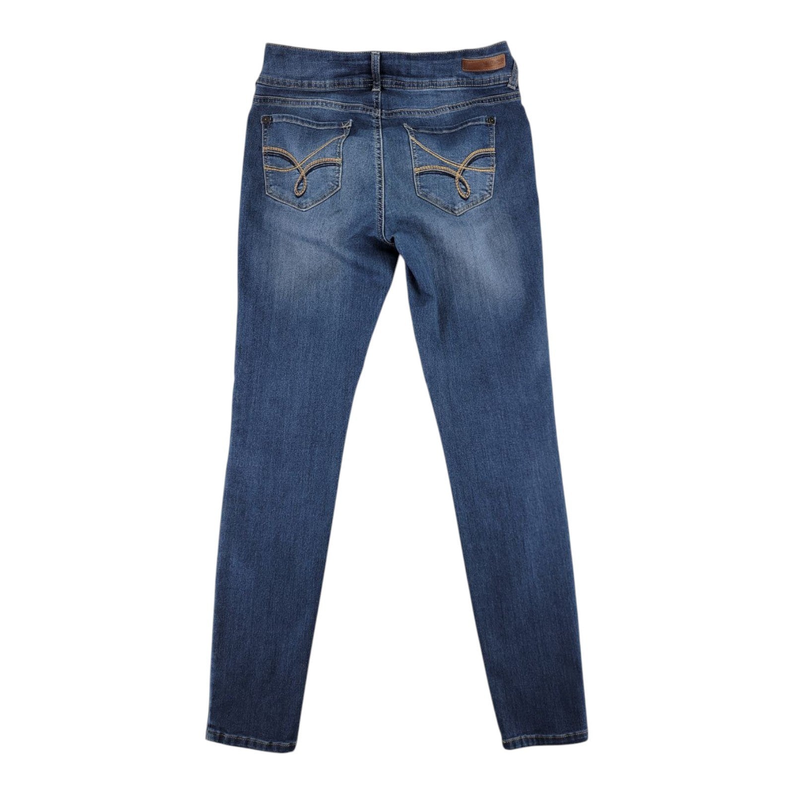 WallFlower Womens Skinny Jeans Blue Mid Rise Stretch Denim Pants Size 9