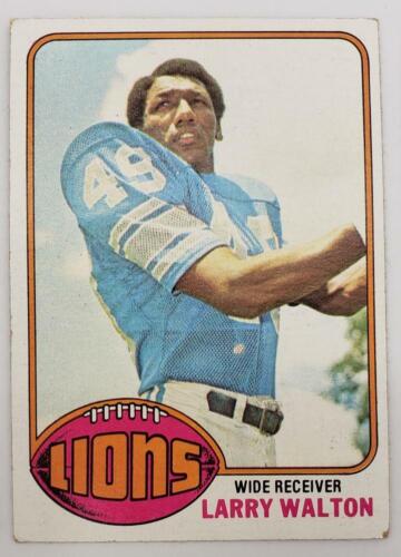 1976 Topps Chewing Gum Football Cards Detroit Lions