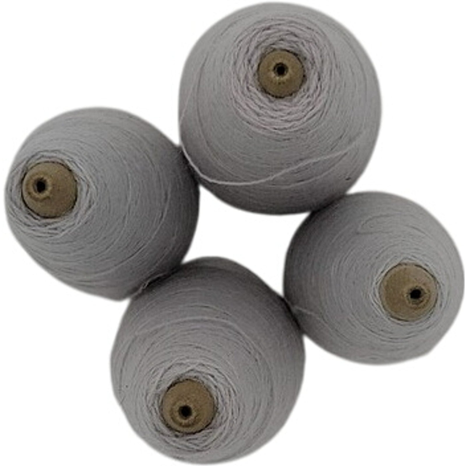 Vintage Phoenix Dye Works 2/24 Acrylic Cone Yarn Silver Grey 485721 Lot of 4