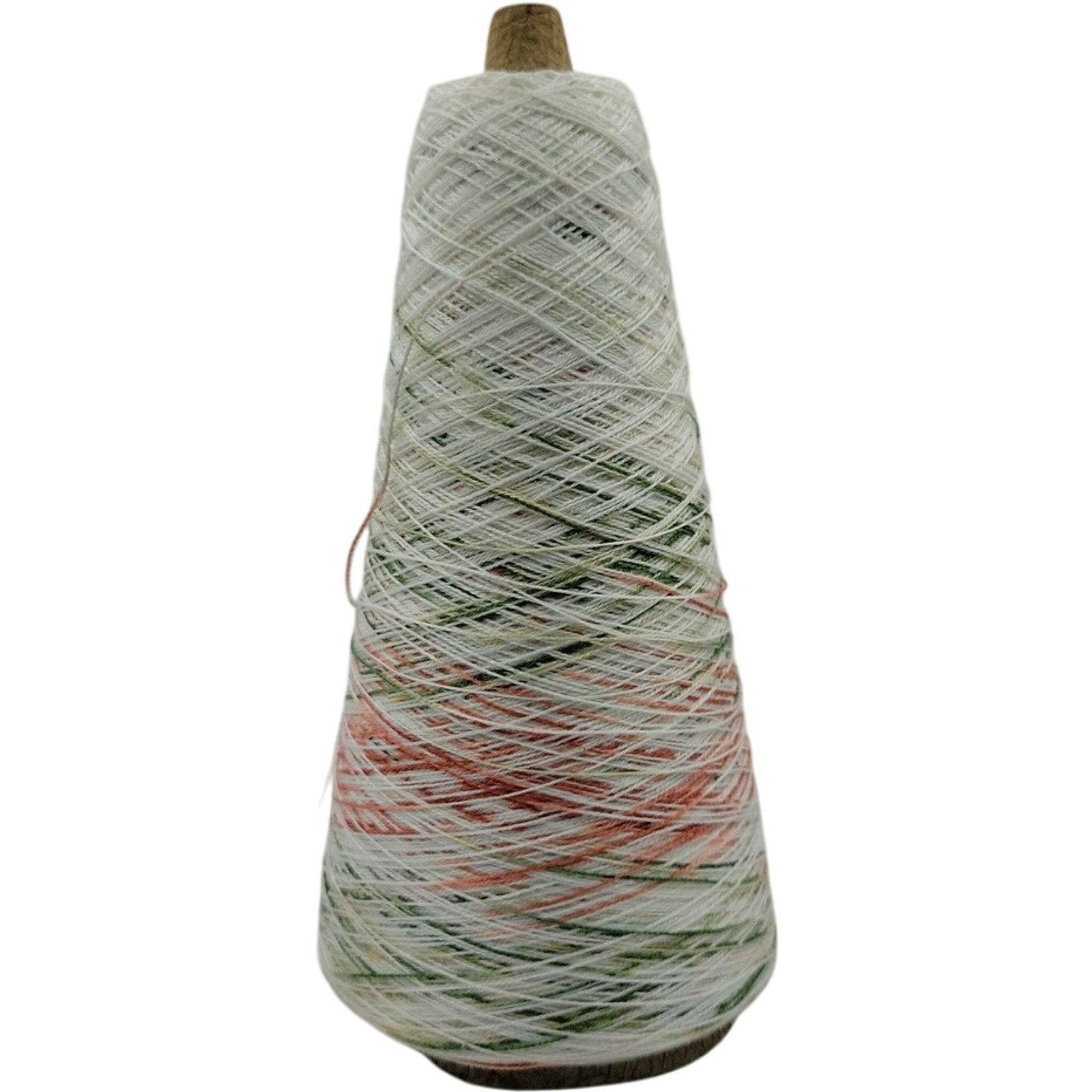 Vintage Acrylic Cone Yarn Chesln White M1355