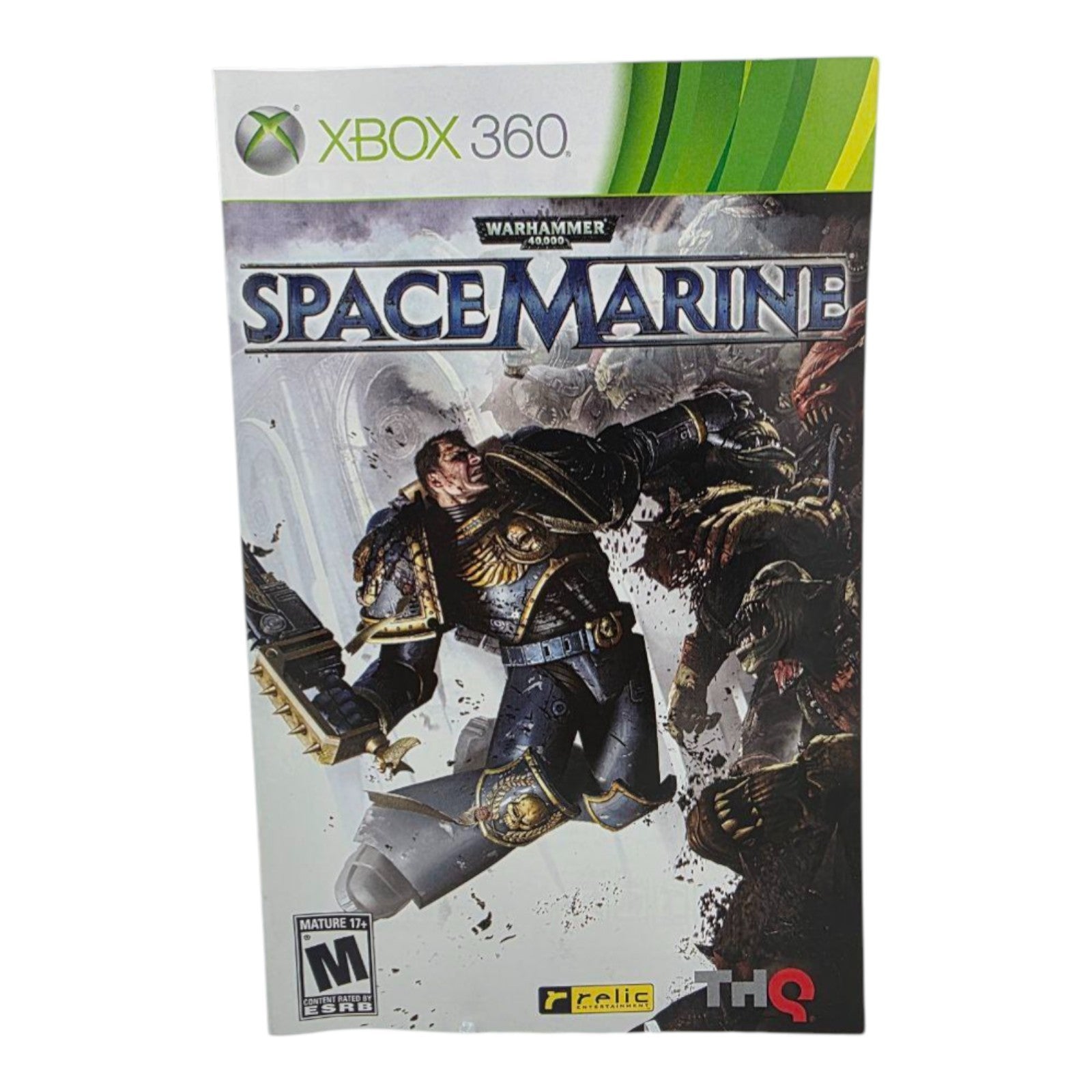 Warhammer 40000 Space Marine Xbox 360 Complete with Manual 2011