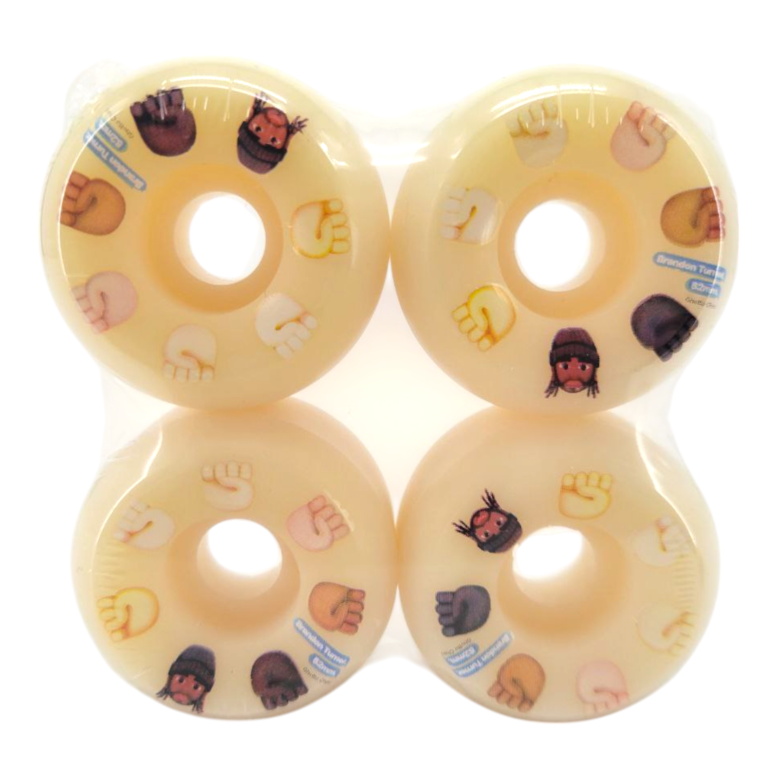 Ghetto Child Brandon Turner Unity 52mm 101A Skateboard Wheels Set of 4