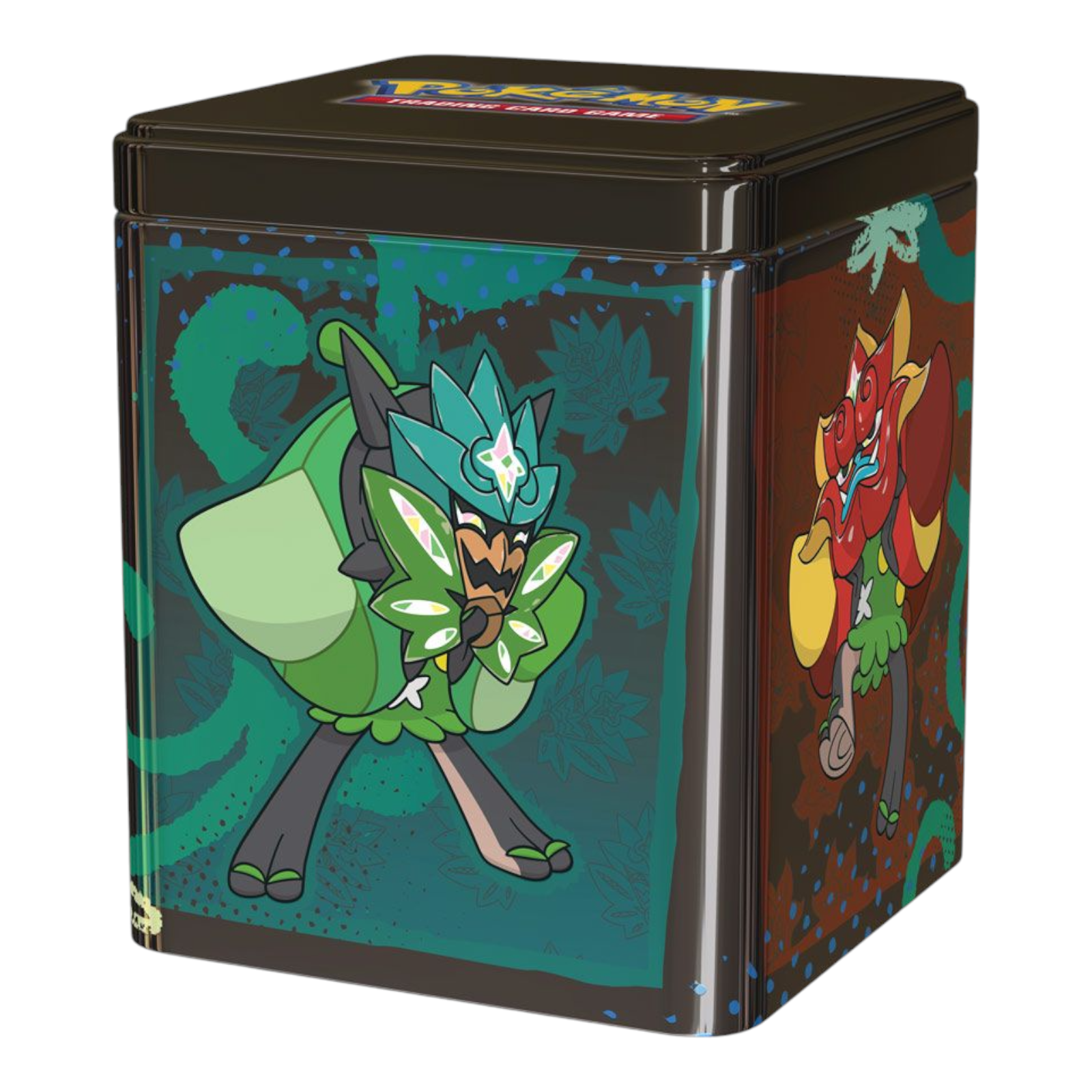 Pokémon TCG Stacking Tin Display Q1 2025 Tins Booster Packs Stickers