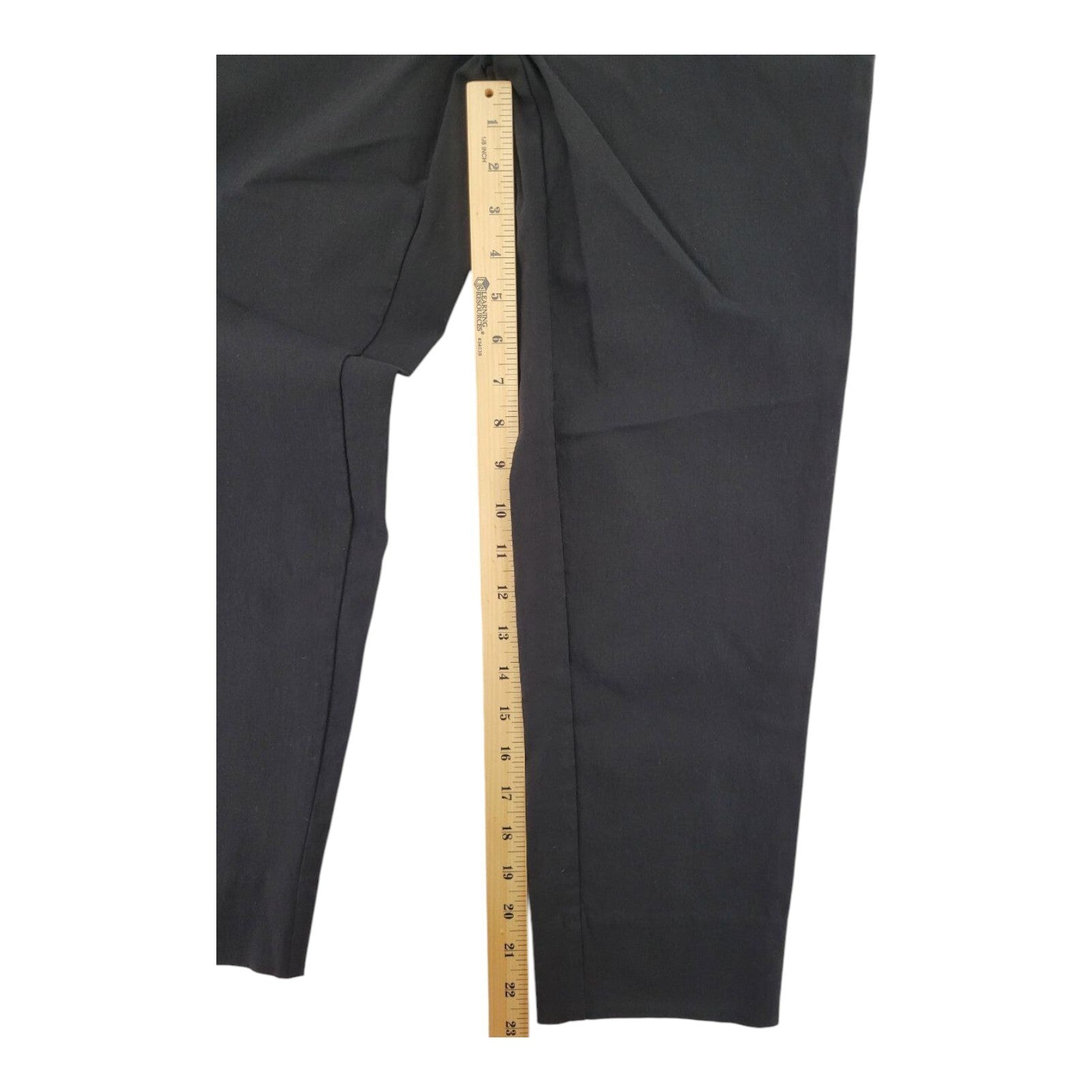 Zac & Rachel Petite Black Pull On Stretch Pants Rayon Blend Womens Size 8P