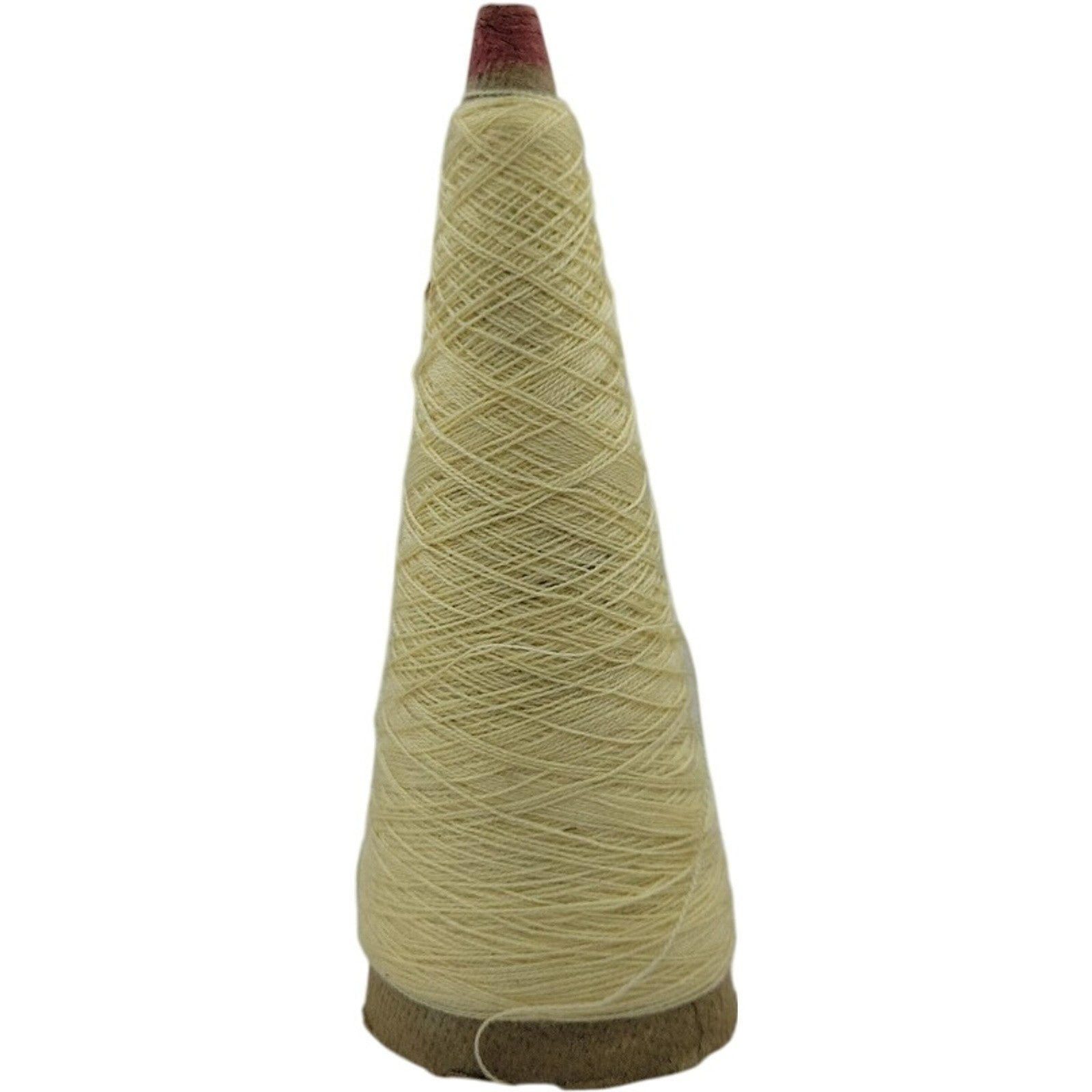 Vintage Pisgah Yarn 2/24 Acrylic Cone Yarn 61-L Yellow 12947
