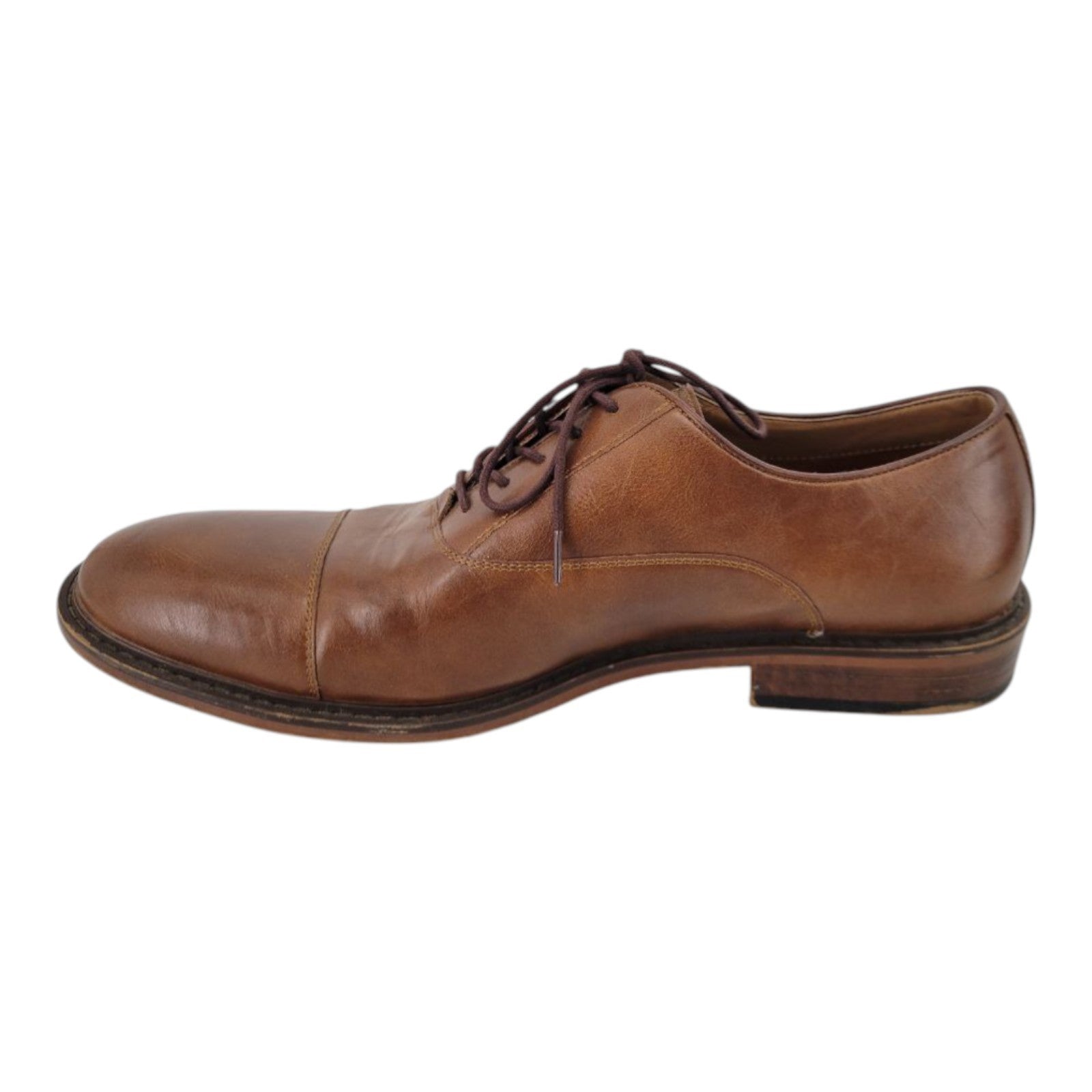 Goodfellow & Co Men's Cap Toe Oxford Dress Shoes Brown Size 12