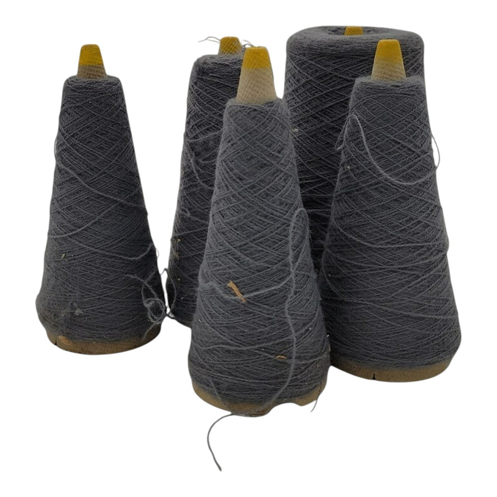 Vintage Templon UN Flannel Acrylic Weaving Knitting Cone Yarn 2/24 Lot of 5