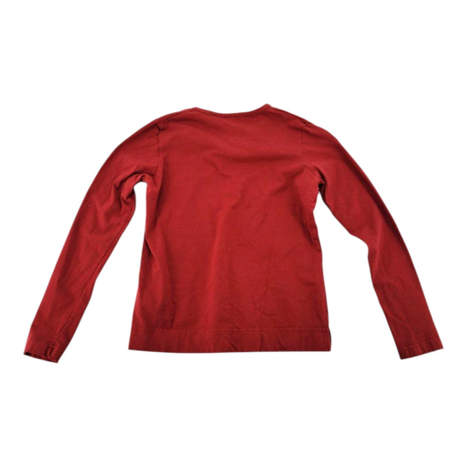 BCC Blues Red Long Sleeve Stretch Pullover Top Size M