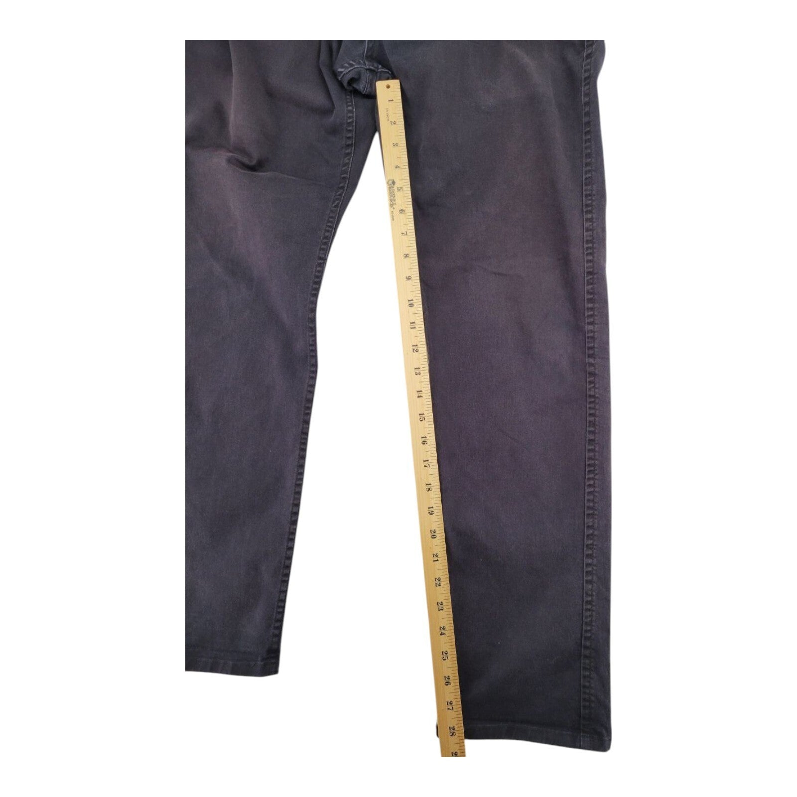 Dockers Alpha Khaki Slim Tapered Cotton Blend Black Pants Mens Size 34